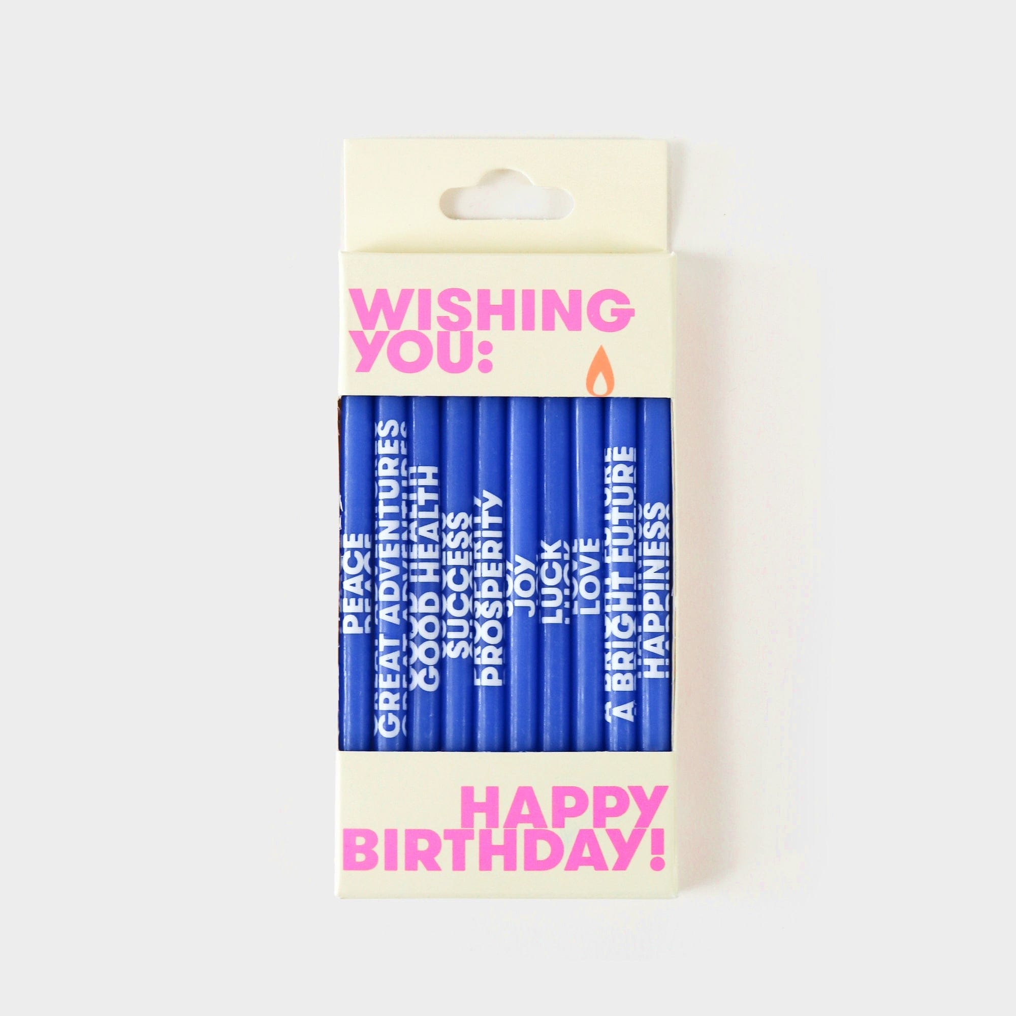 Wishing You: Birthday Candles - Blue - My American Goods