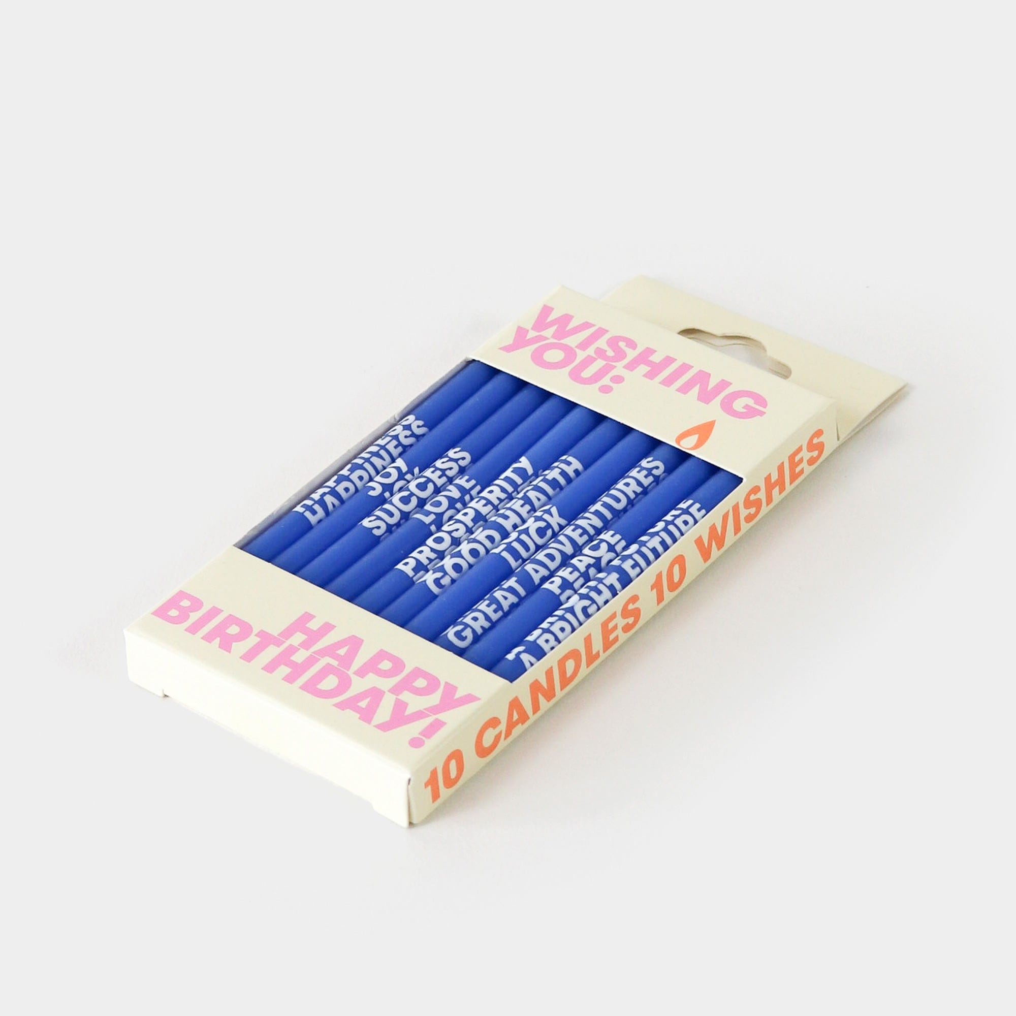 Wishing You: Birthday Candles - Blue - My American Goods