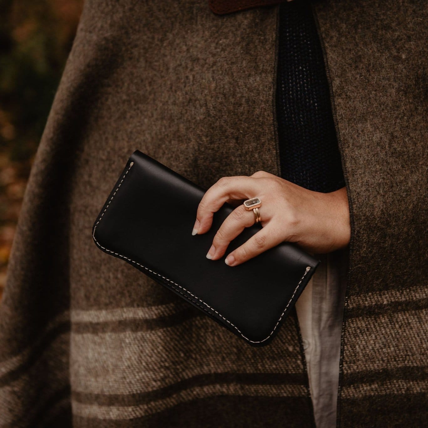 The Local Branch Leather Leather Pocketbook Wallet - USA Made