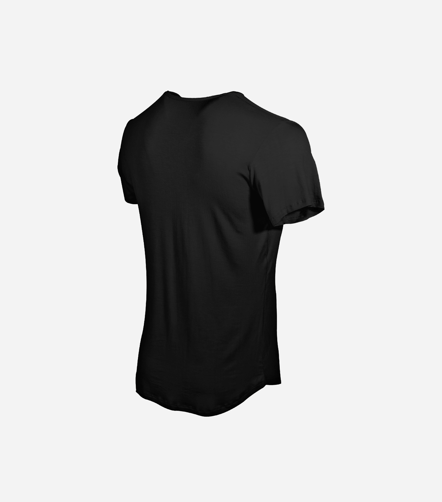 Bamtech Shirt Bamboo Swift Curve-Hem T-Shirt - Heather Grey