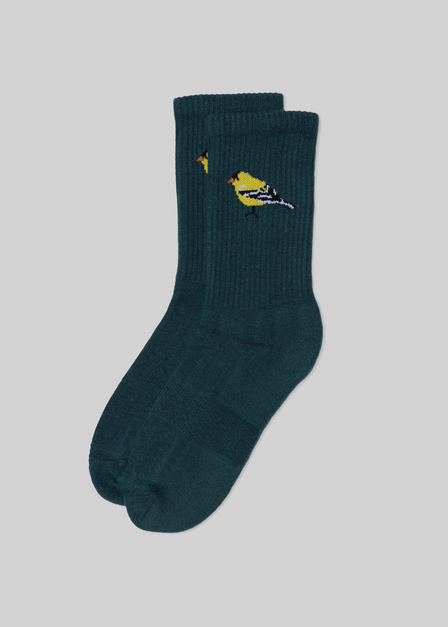 American Trench Socks teal goldfinch / m The Zoo Crew