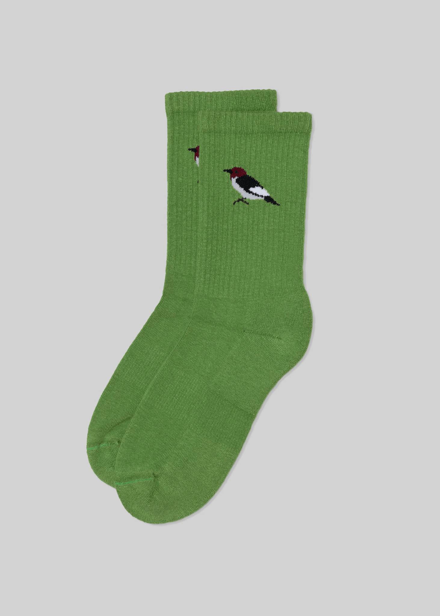 American Trench Socks lt. green woodpecker / m The Zoo Crew