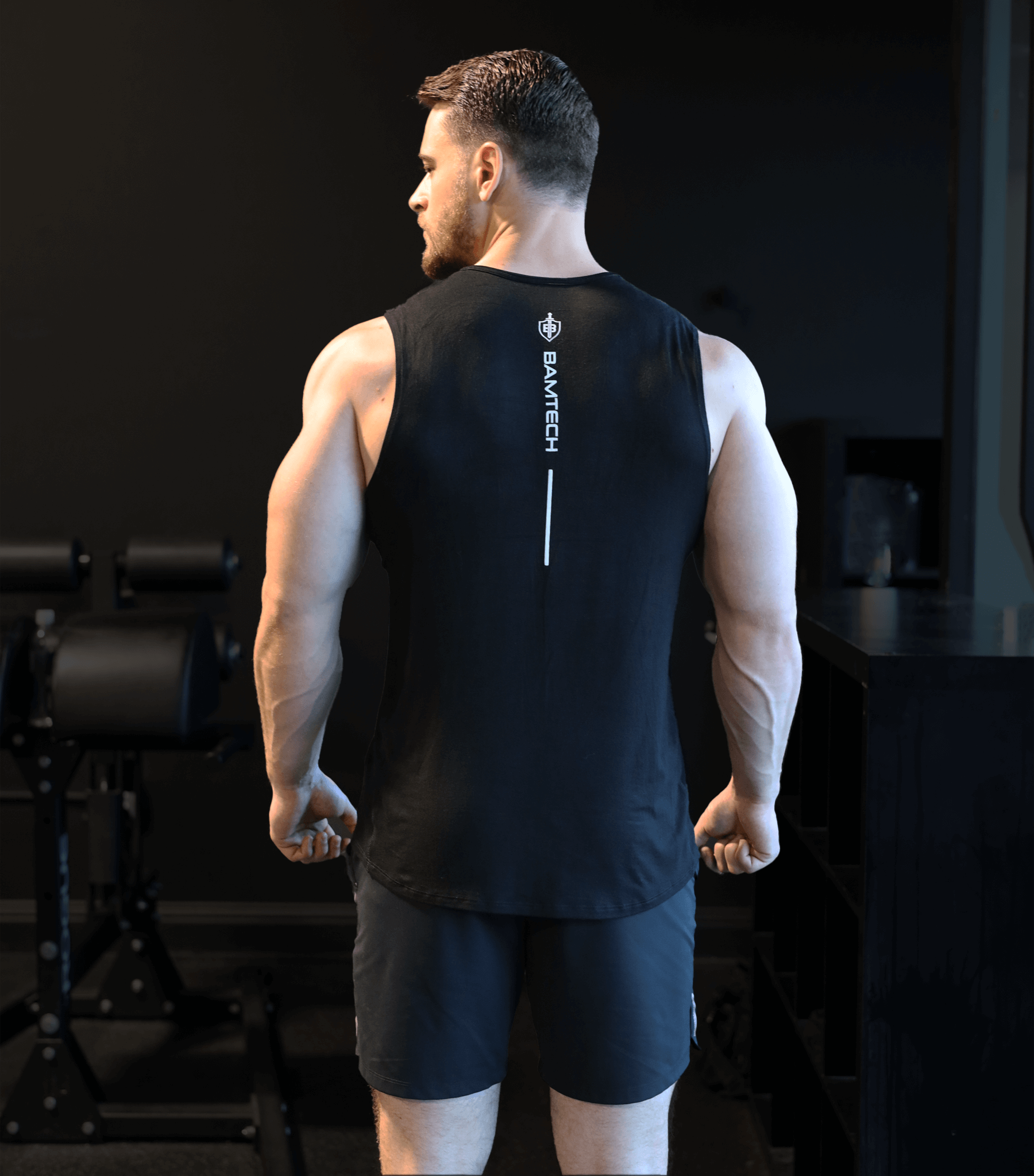 Bamtech Tanks Bamboo Aerotech Tank - Training Div. Black
