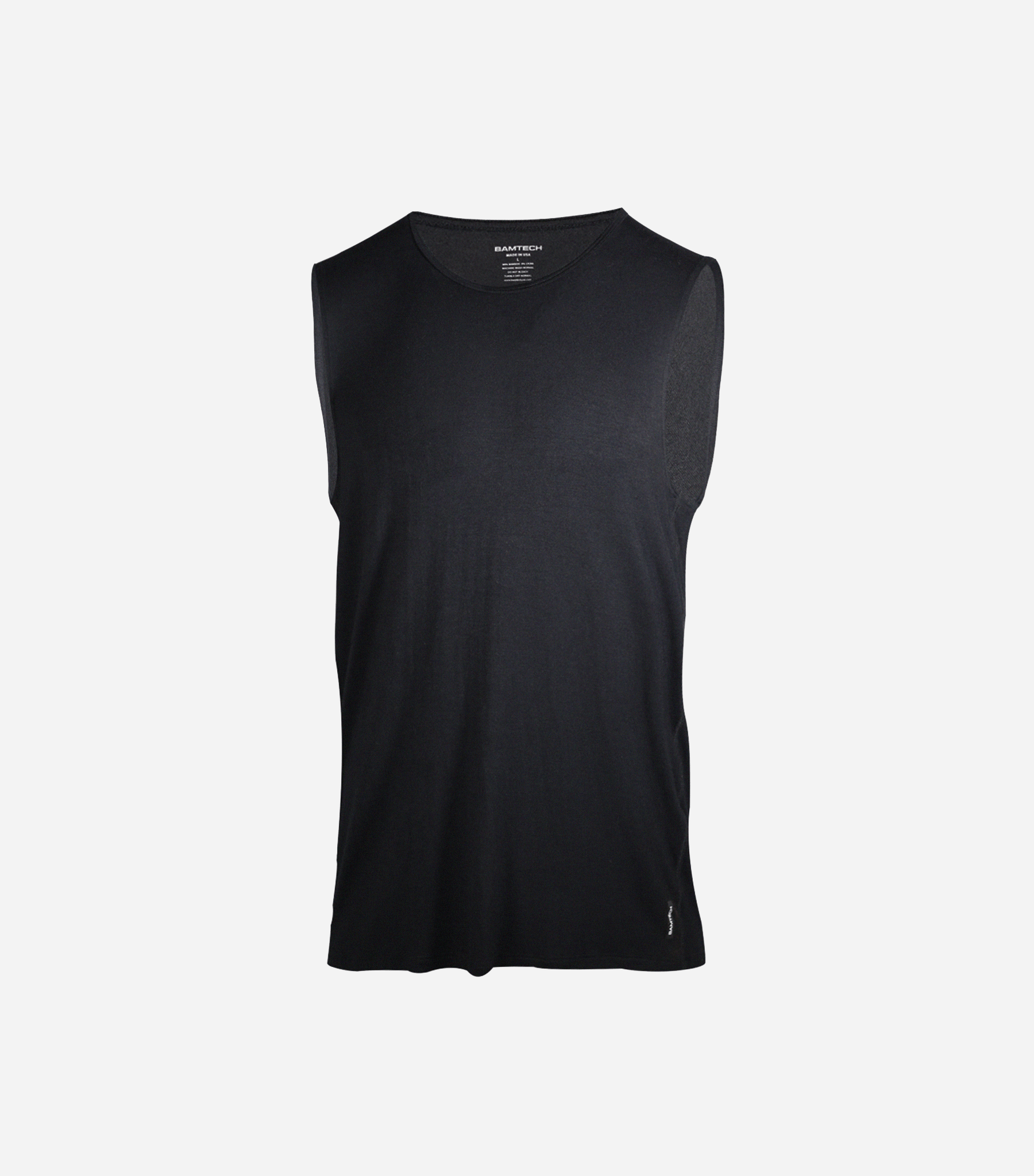 Bamboo Aerotech Tank - Heather Grey
