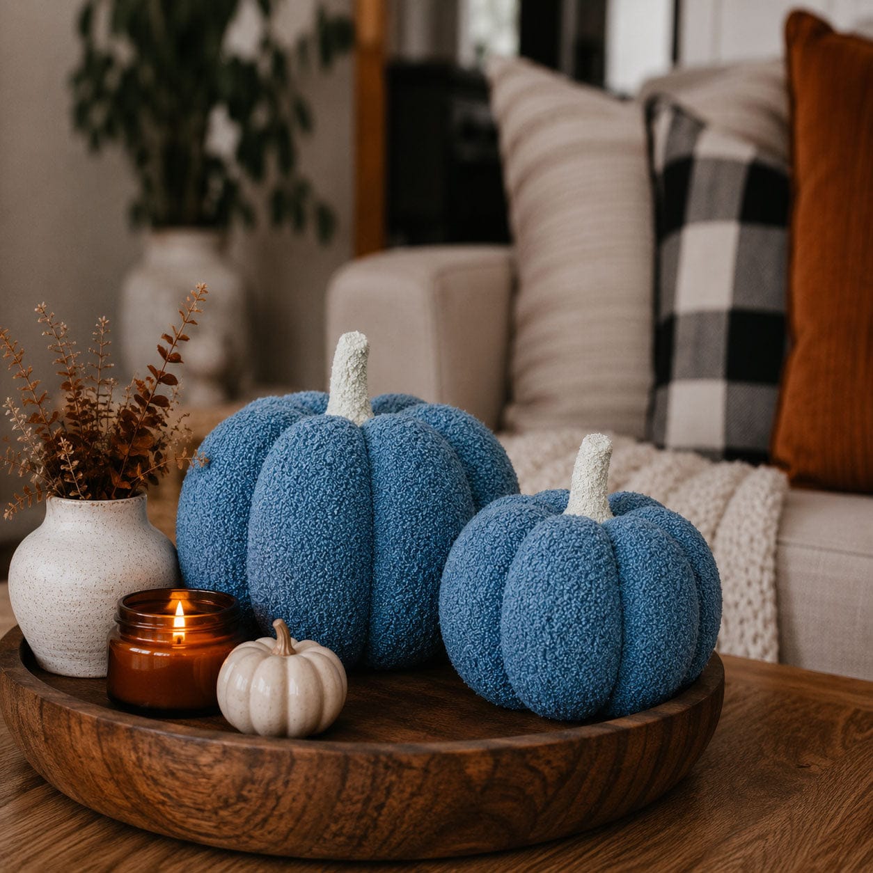 Gia Roma throw pillows Blair Pumpkin II