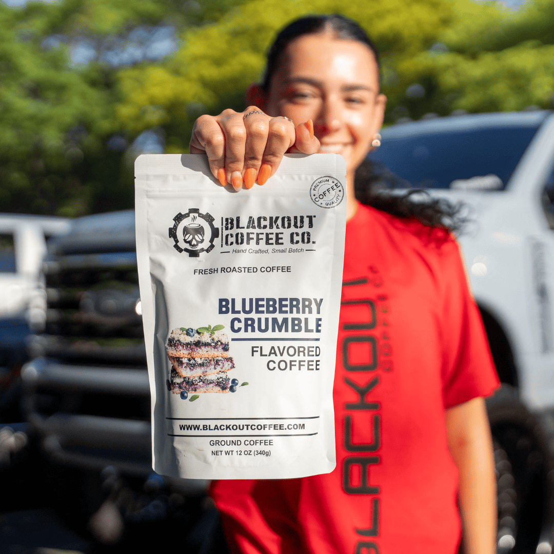 Blackout Coffee Co Coffee Blueberry Crumble Flavored Coffee