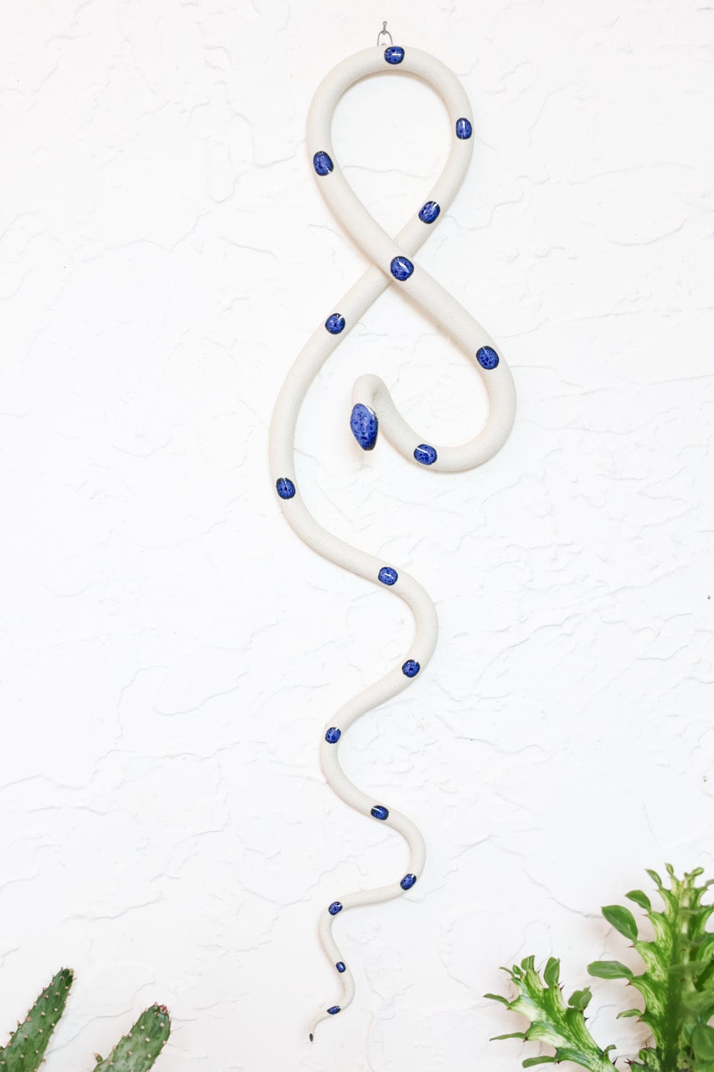 Carter + Rose Selena Ceramic Wall Snake