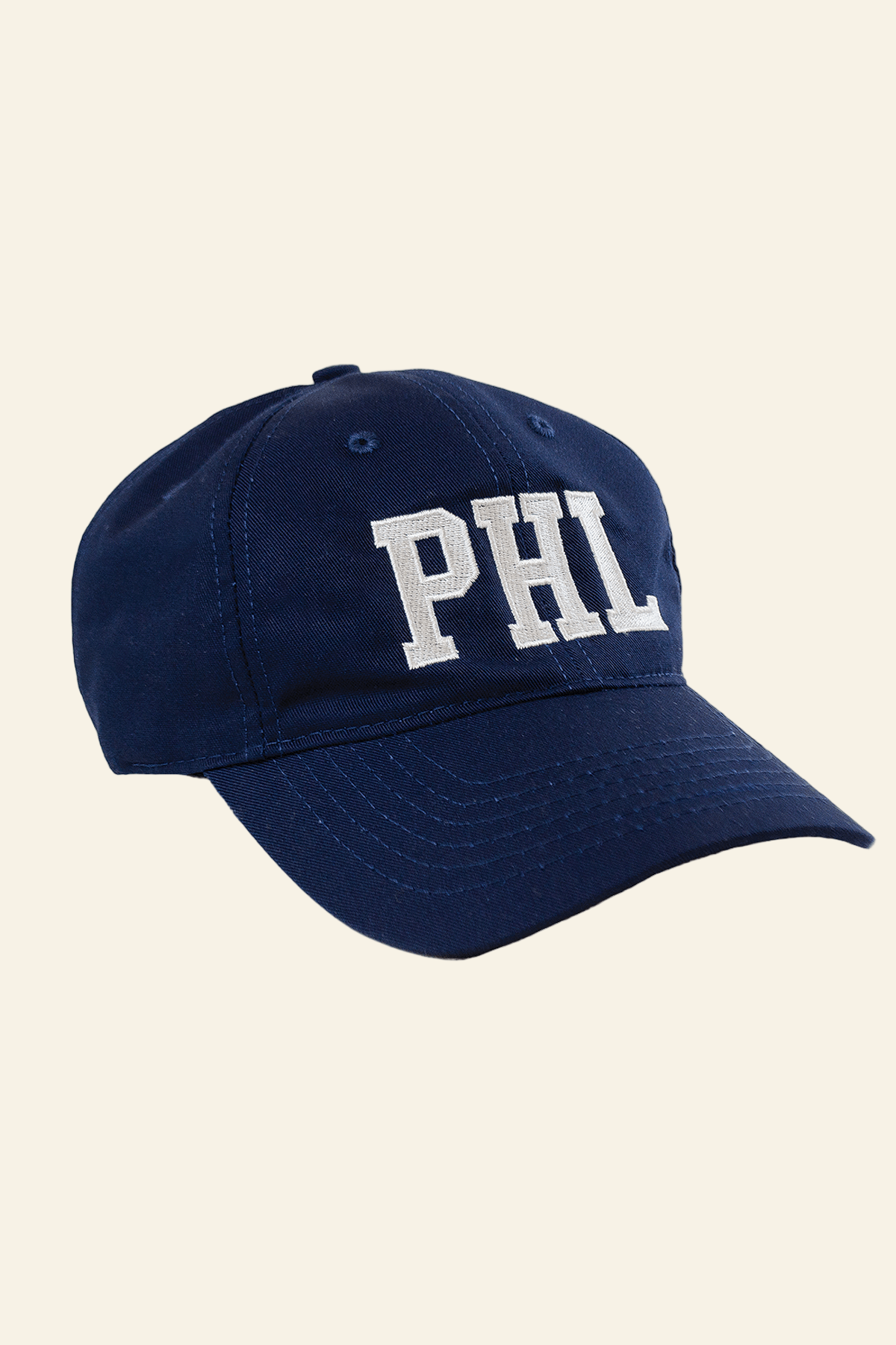 Navy blue cap with &