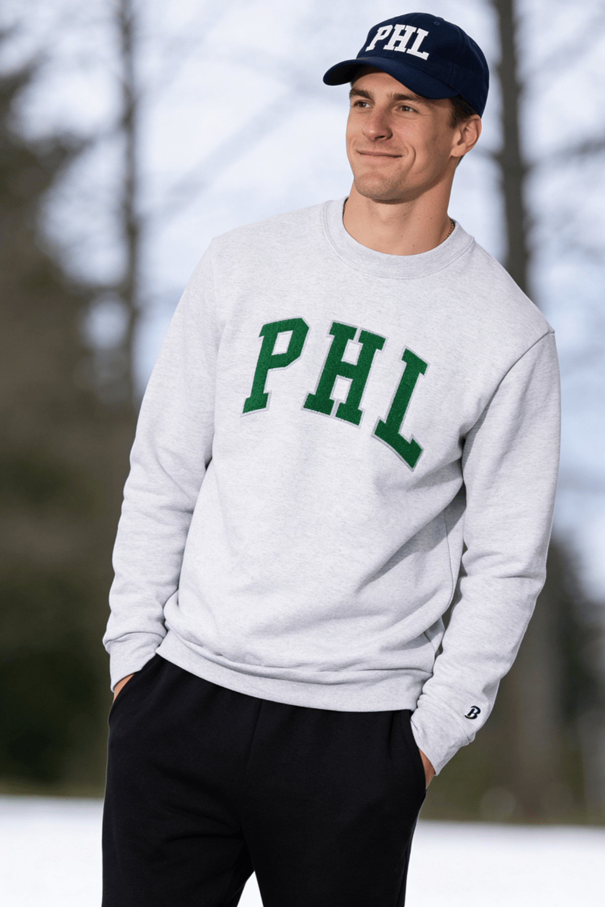 Boathouse unisex crew neck sweatshirt Boathouse Philly Chenille Crew
