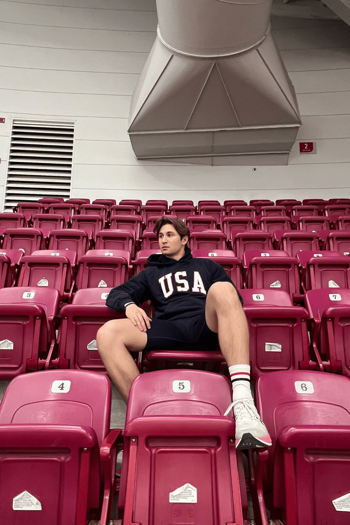 Boathouse Unisex USA Chenille Hoodie - My American Goods