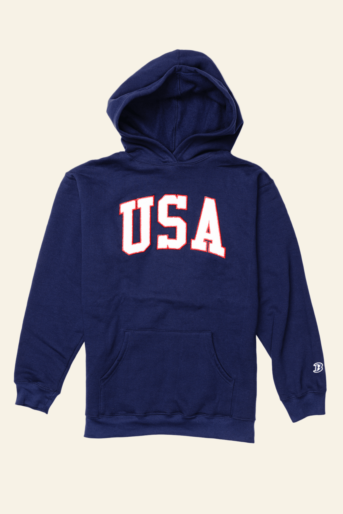 Boathouse Unisex USA Chenille Hoodie - My American Goods