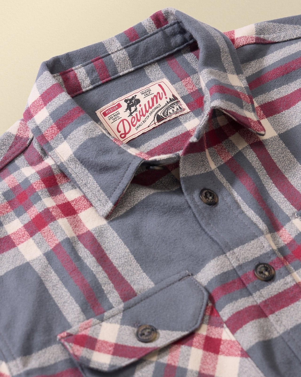 Devium Shirts Boca Long Sleeve Flannel Shirt