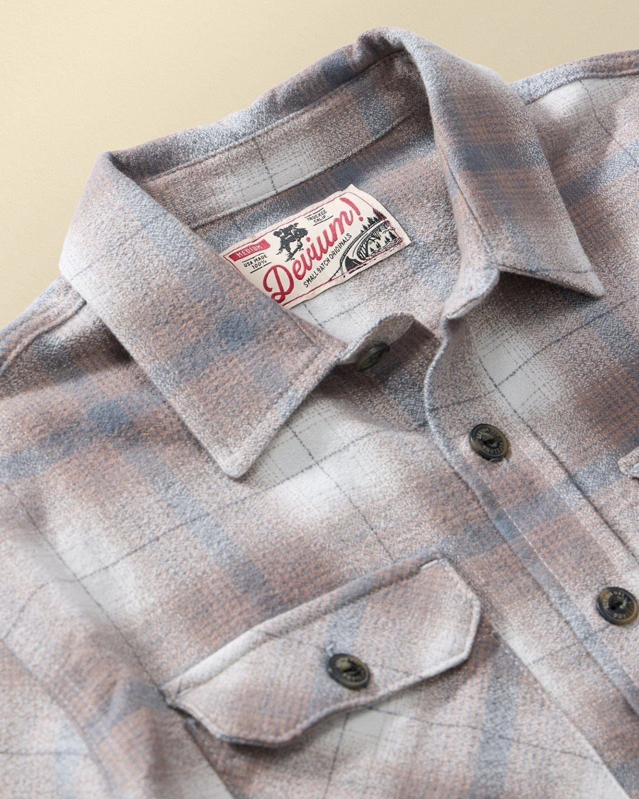 Devium Shirts Boca Long Sleeve Flannel Shirt