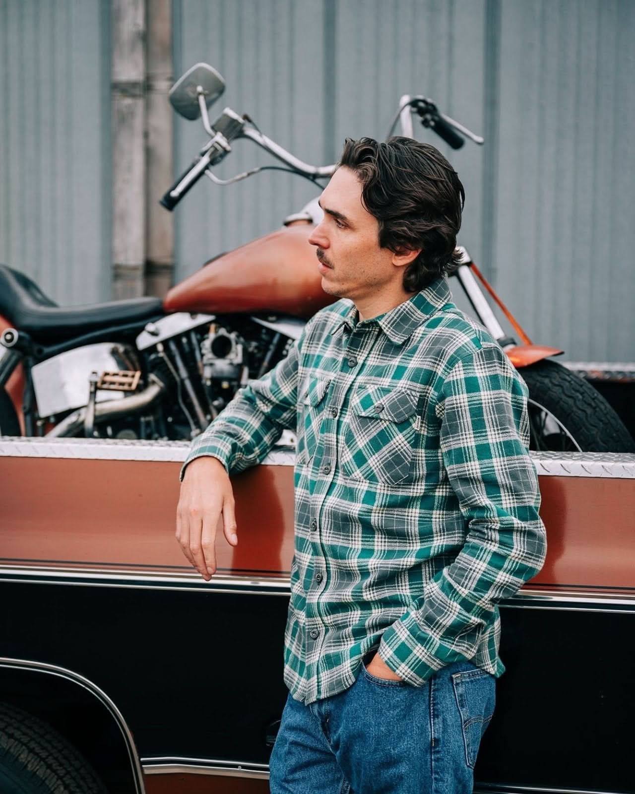 Boca Long Sleeve Flannel Shirt - My American Goods