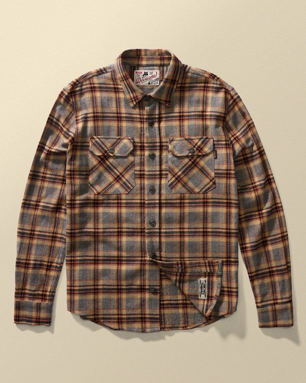 Devium Shirts Harvest / S Boca Long Sleeve Flannel Shirt