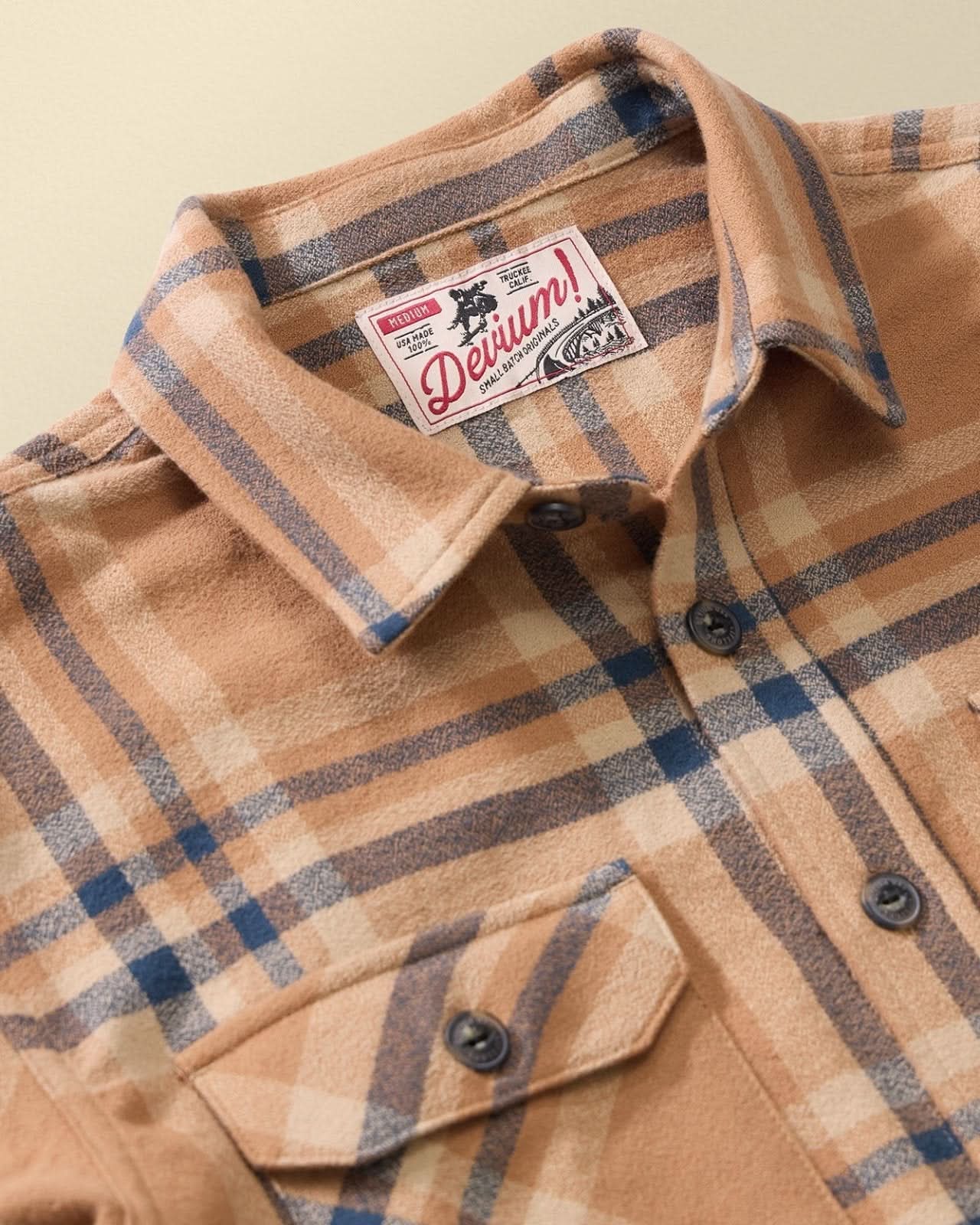 Boca Long Sleeve Flannel Shirt - My American Goods
