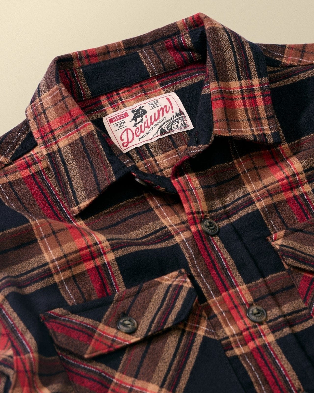 Devium Shirts Boca Long Sleeve Flannel Shirt
