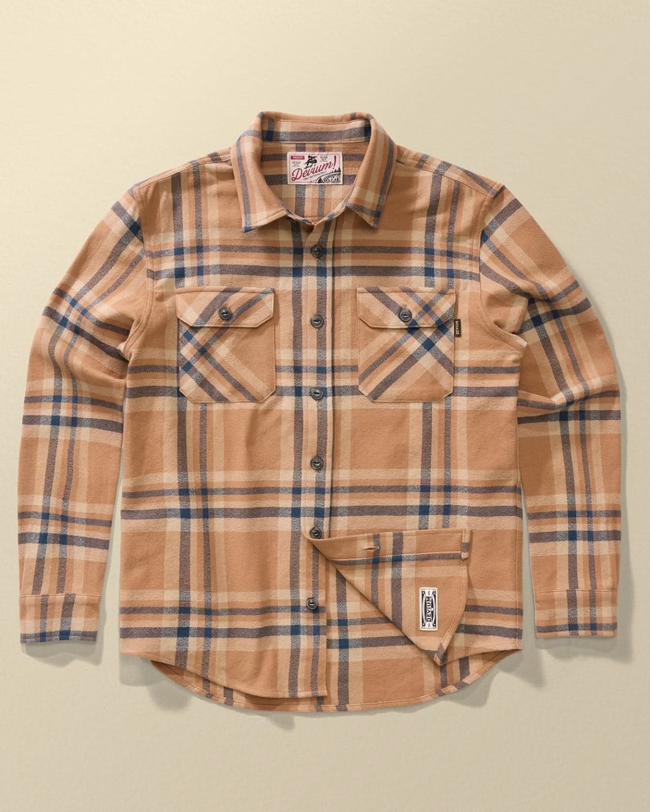 Boca Long Sleeve Flannel Shirt - My American Goods