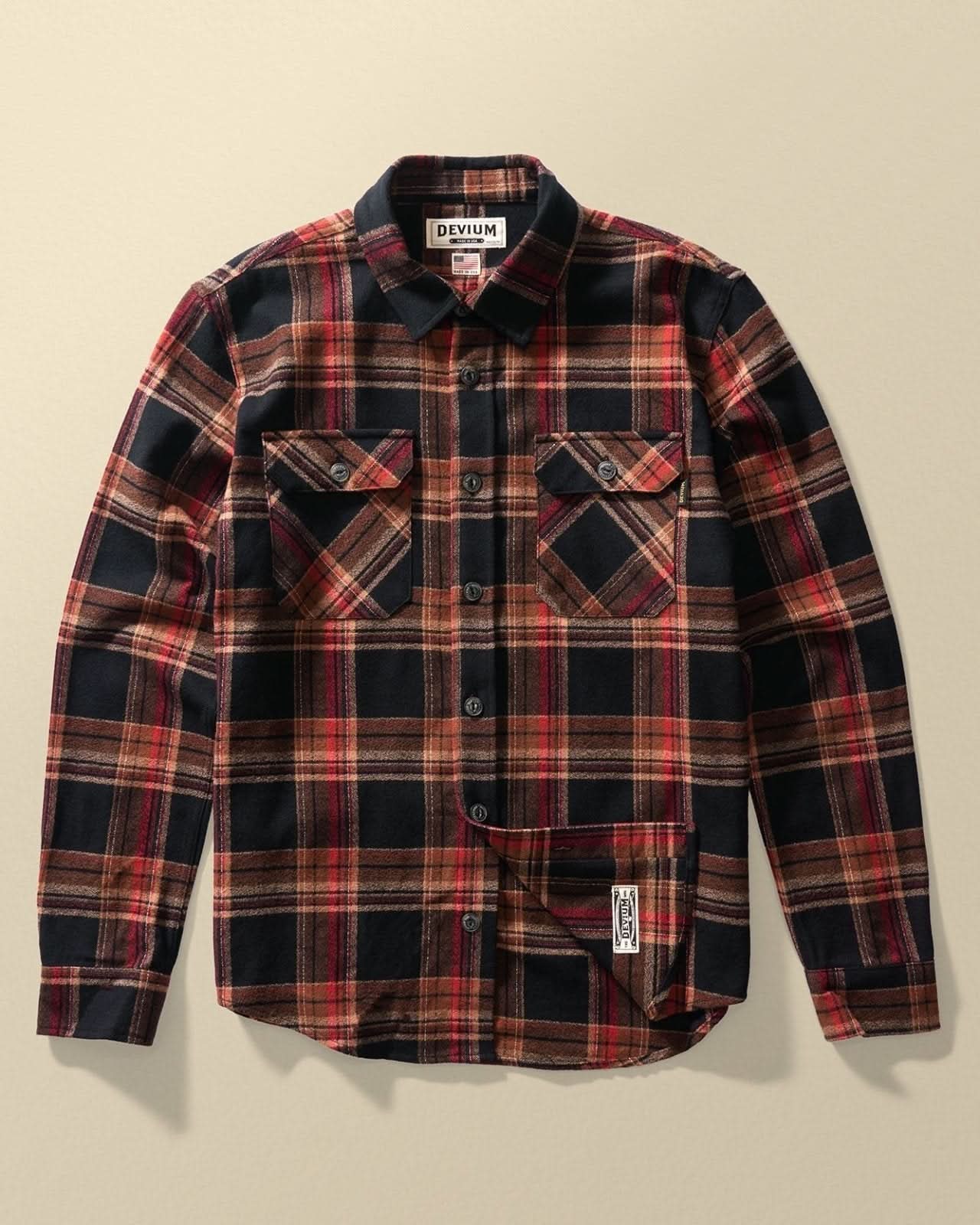 Boca Long Sleeve Flannel Shirt - My American Goods