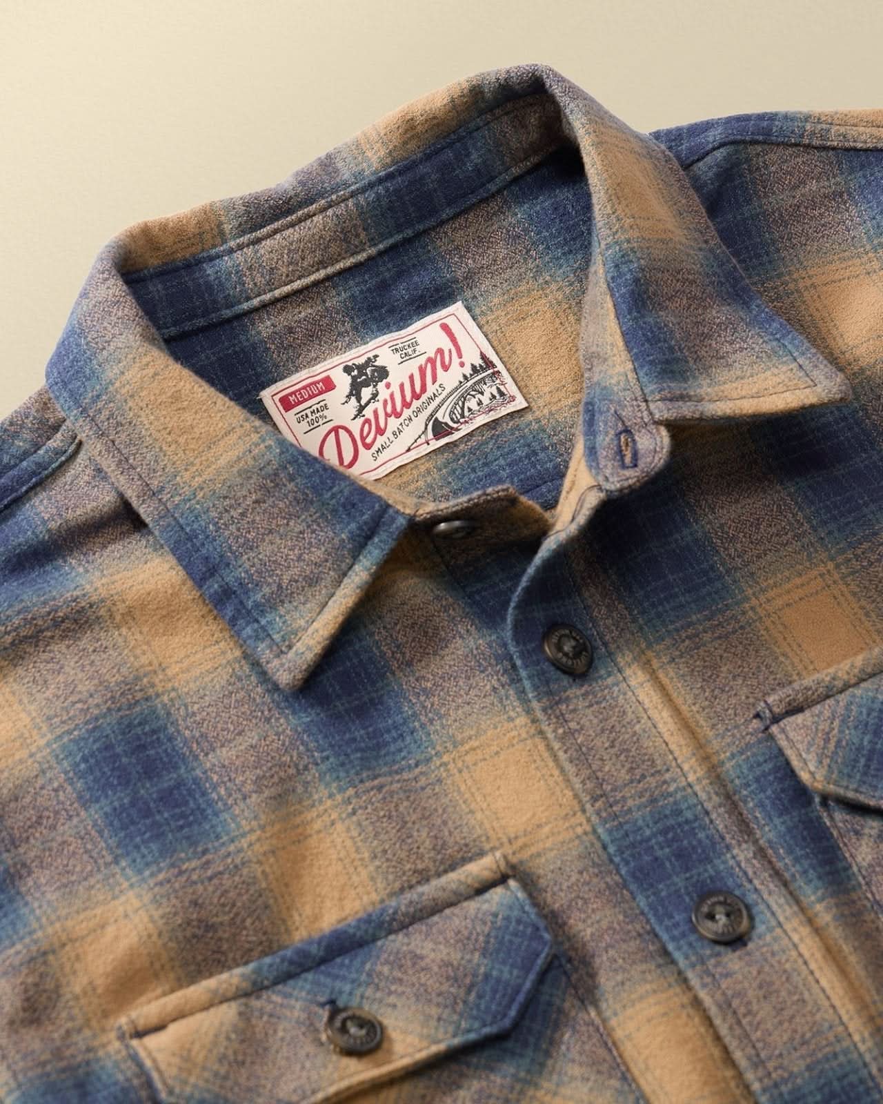 Boca Long Sleeve Flannel Shirt - My American Goods
