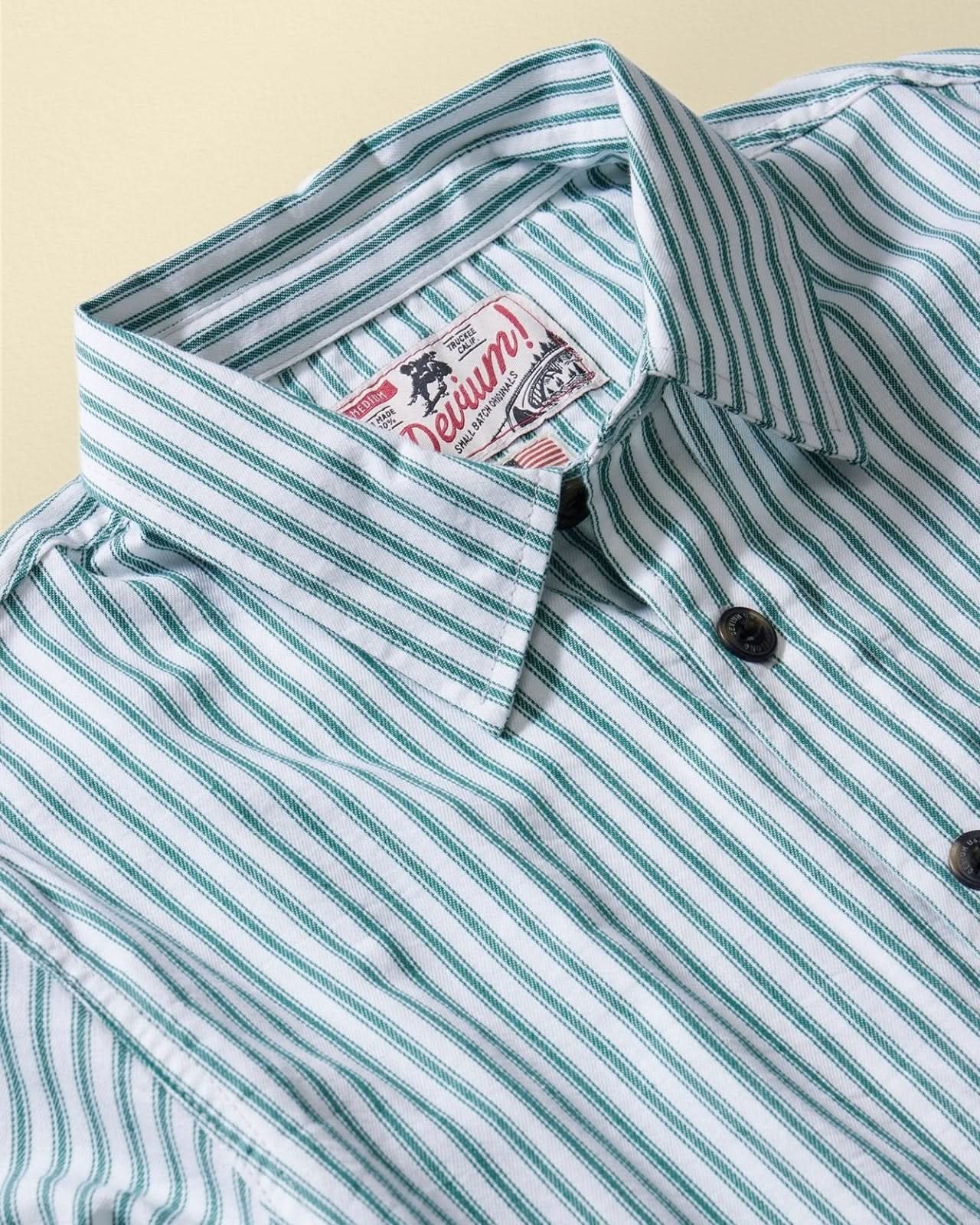 Bodega Striped Long Sleeve Shirt - My American Goods