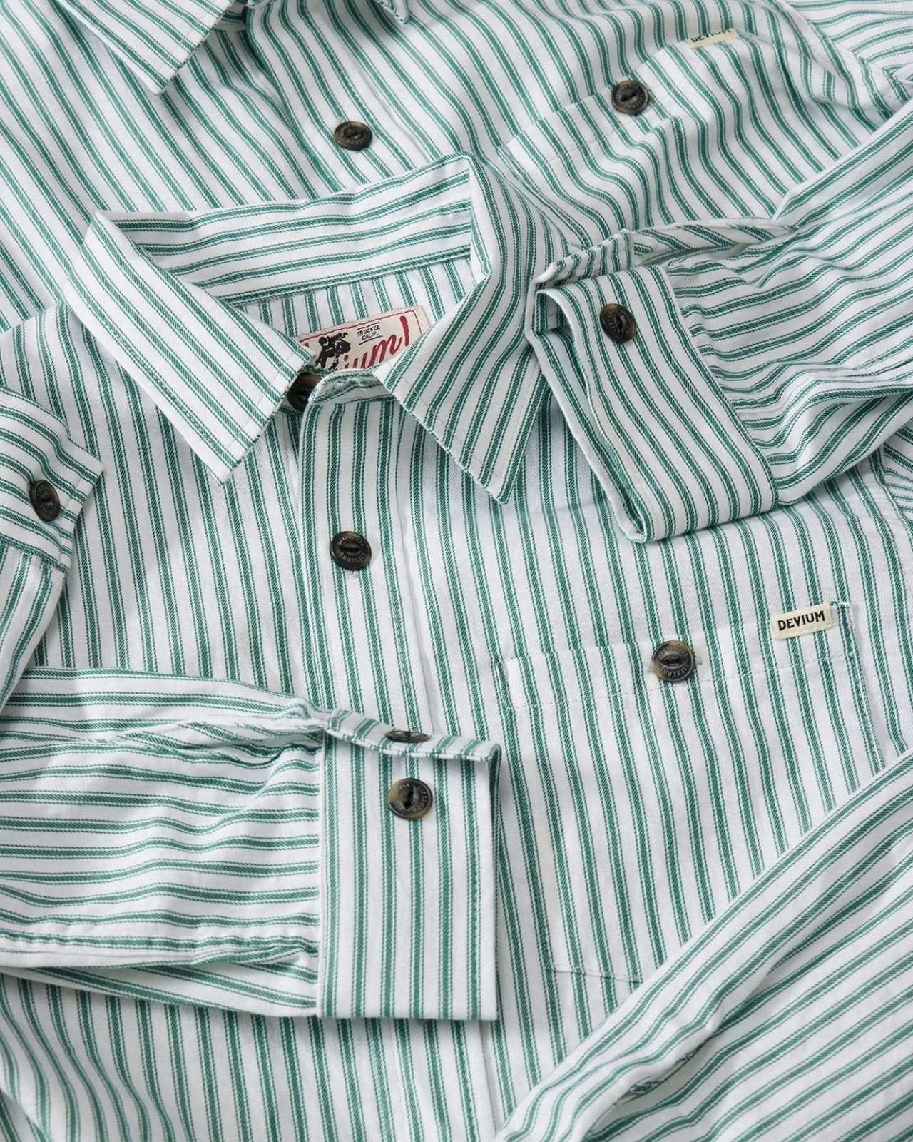 Bodega Striped Long Sleeve Shirt - My American Goods