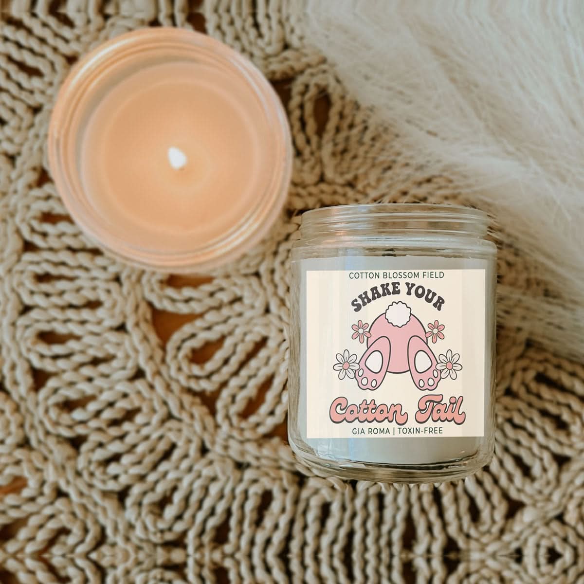 Cotton Blossom Retro Candle - My American Goods