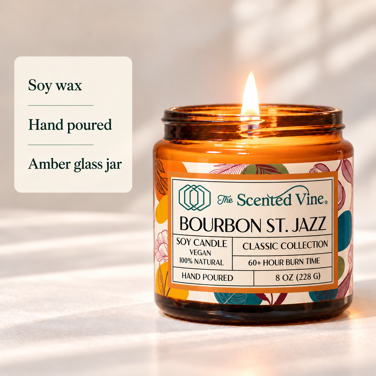 Bourbon St. Jazz Soy Candle