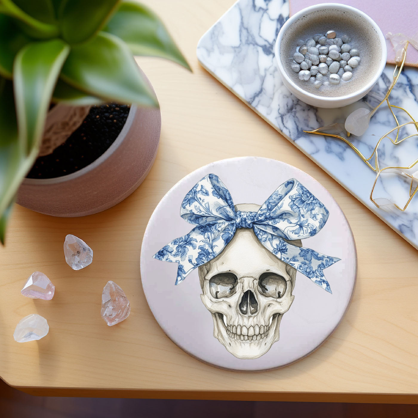 Chinoiserie Halloween Coasters - My American Goods