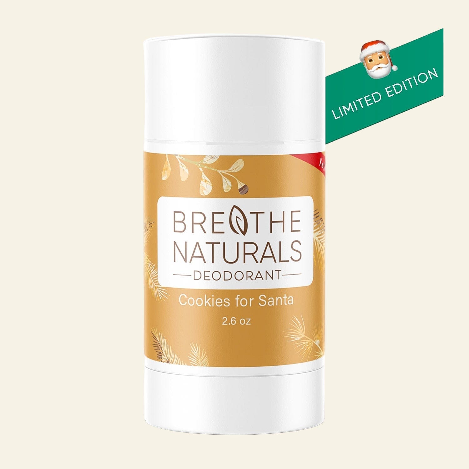 Breathe Naturals Deodorant Cookies For Santa Deodorant