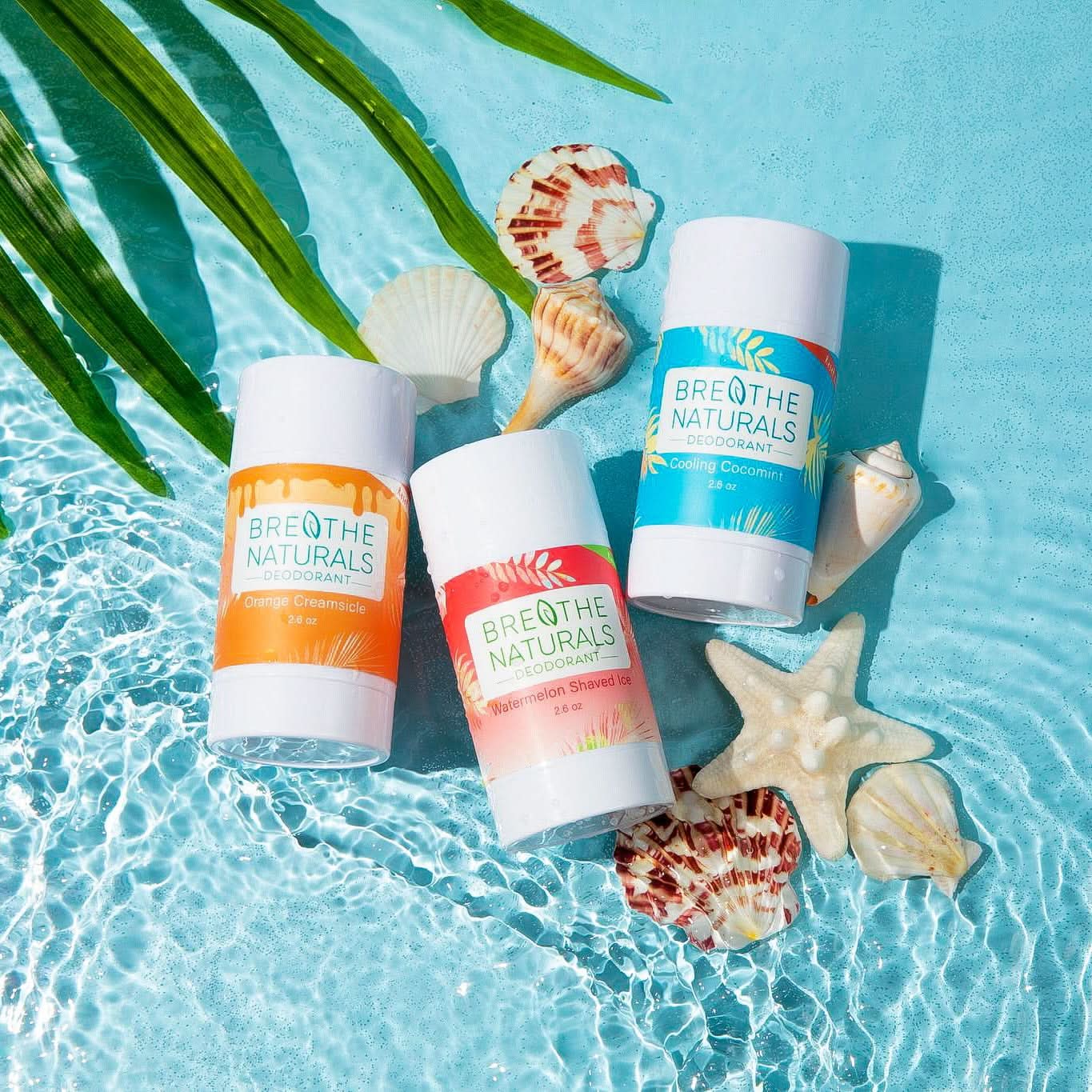 Breathe Naturals Deodorant The Summer Pit Pack