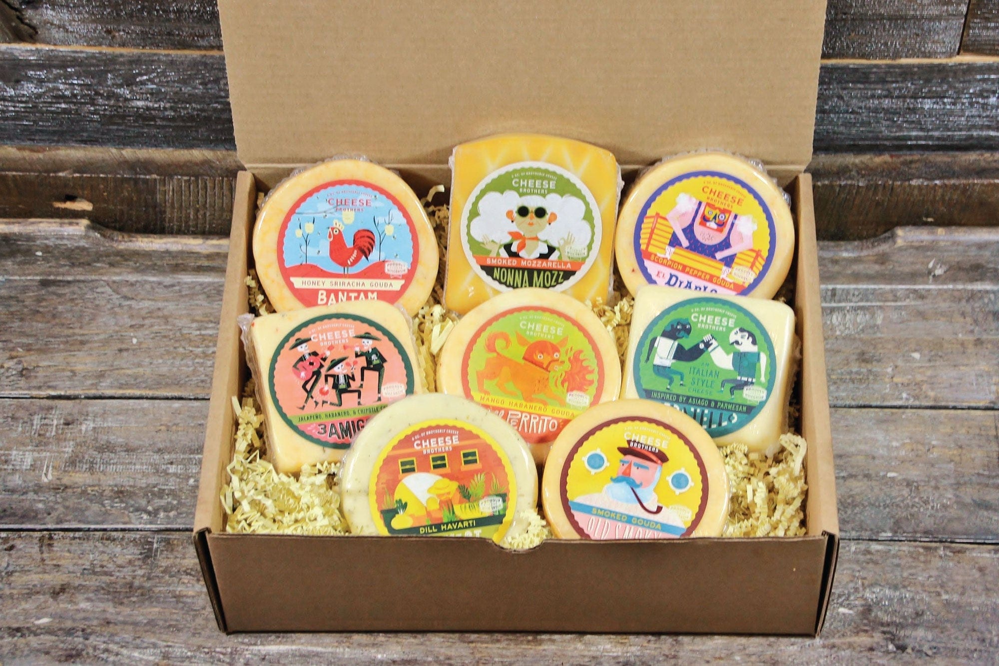 Cheese Brothers, Inc. Gifts and Bundles The Brotherhood Cheese Assortment Pack (8 Cheeses)