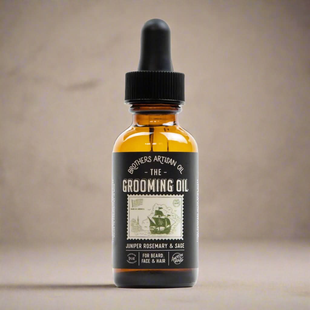 The Grooming Oil: Juniper Rosemary & Sage - My American Goods