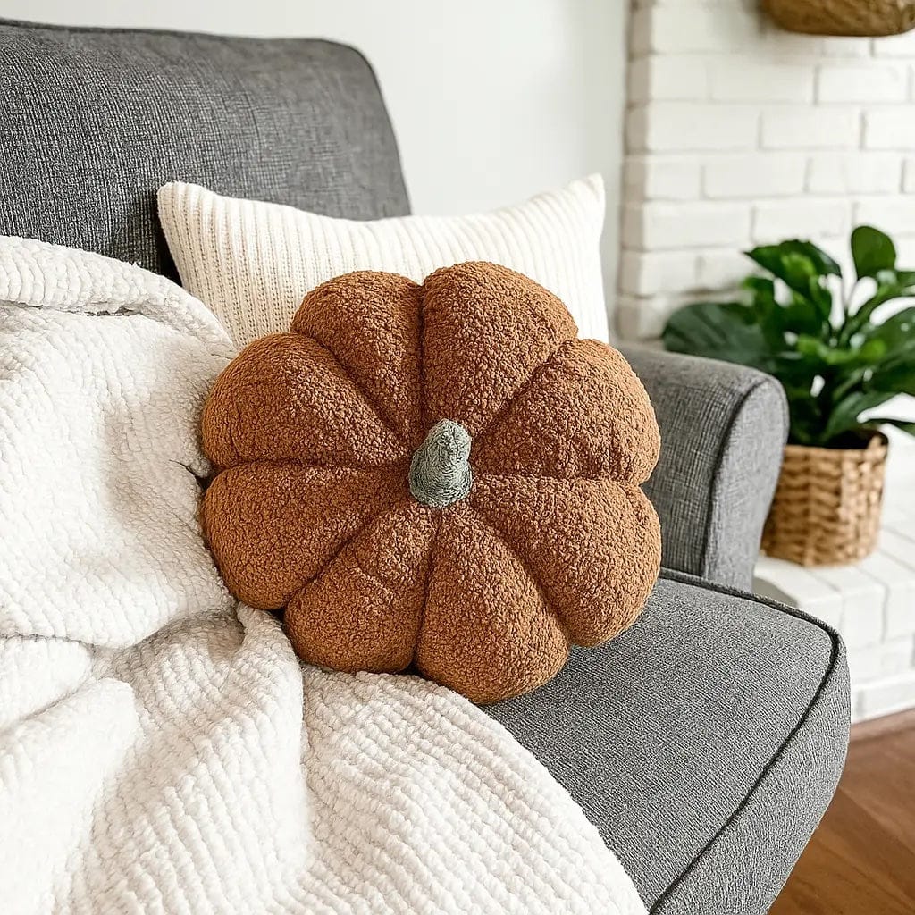 Gia Roma throw pillows Brown / Small Blair Pumpkin II