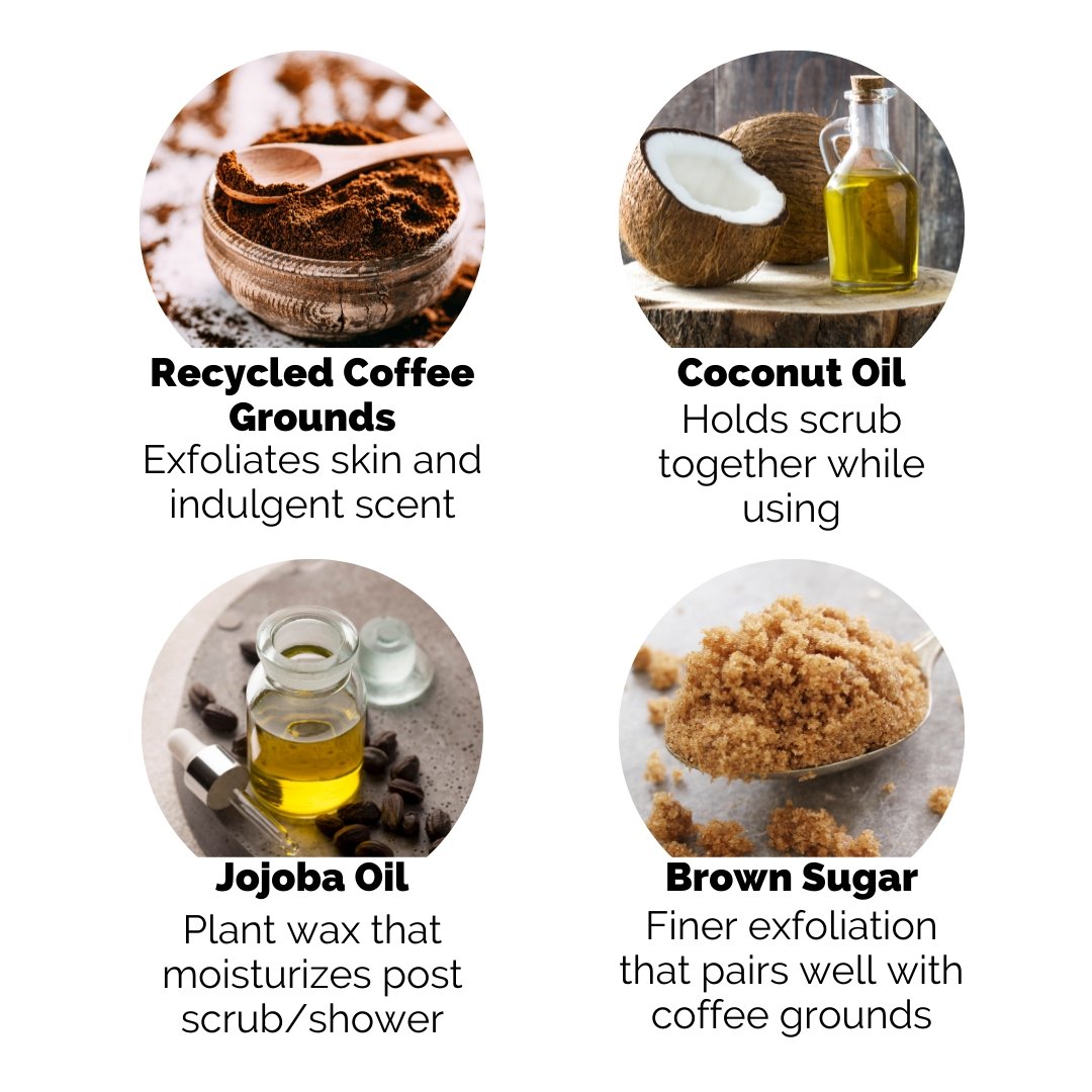 Brown Sugar Latte Body Scrub - My American Goods