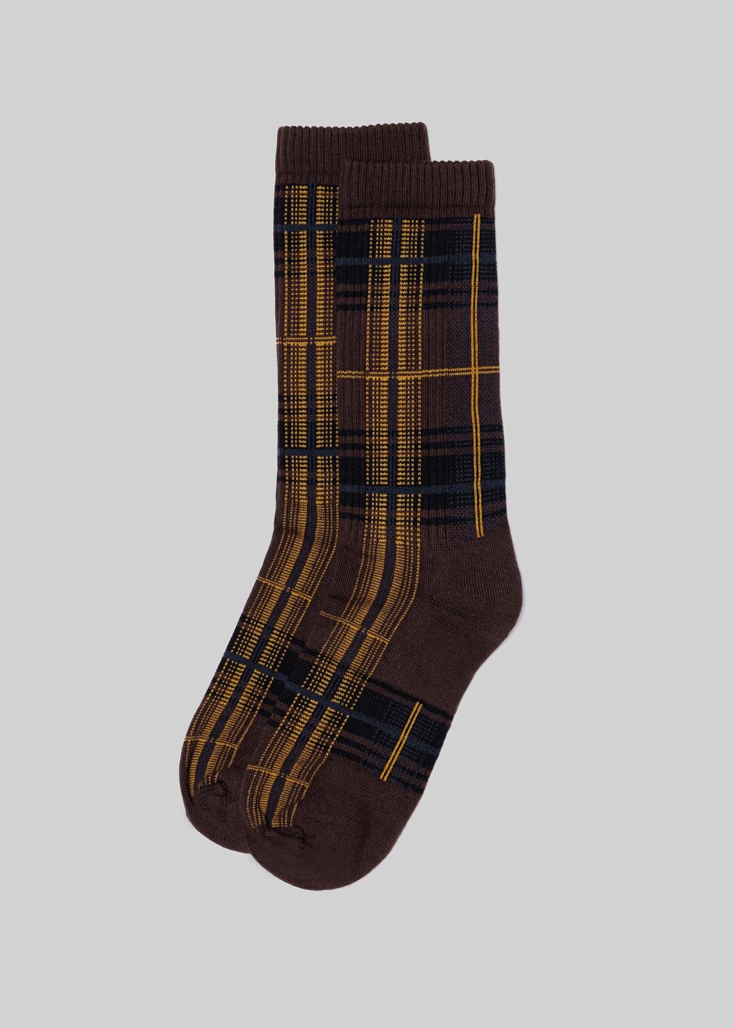 American Trench Socks brown / One Size The McCallister Plaid Sock