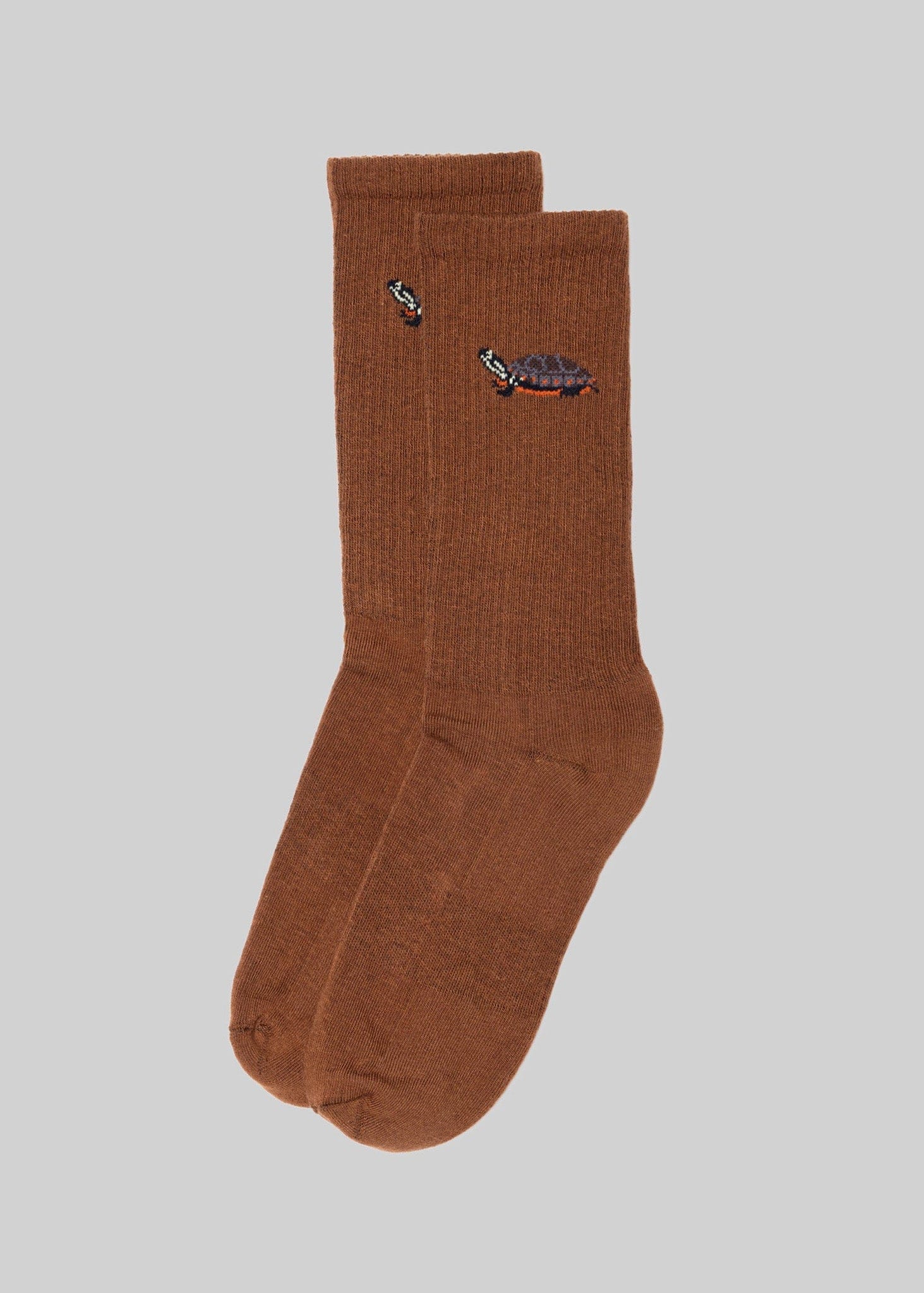 American Trench Socks brown turtle / m The Zoo Crew