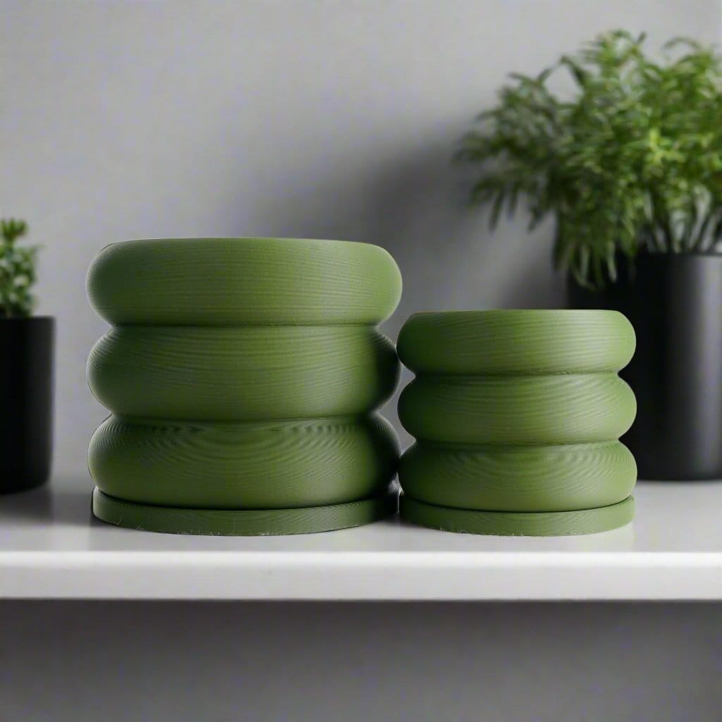 Rosebud HomeGoods Pots & Planters Bubble Planter/ Donut Planter with Drainage
