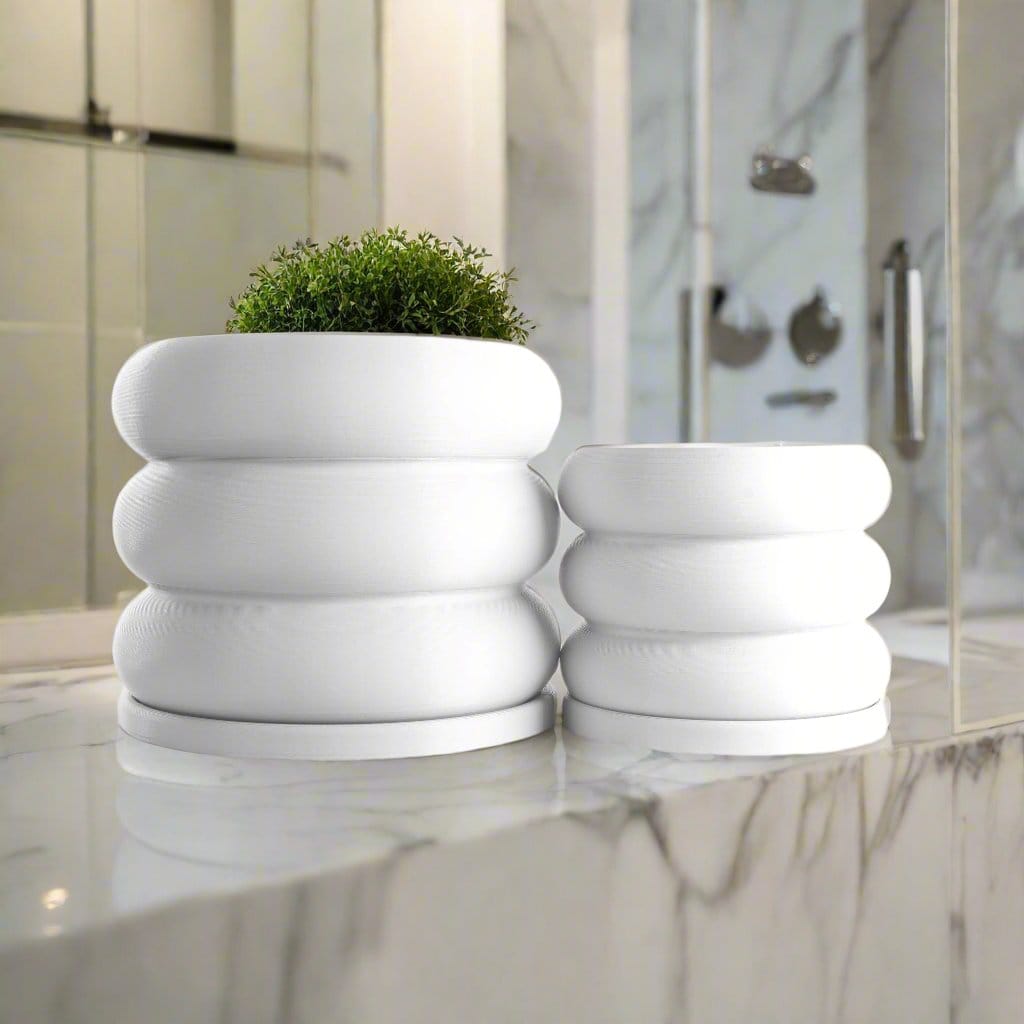 Rosebud HomeGoods Pots & Planters Bubble Planter/ Donut Planter with Drainage