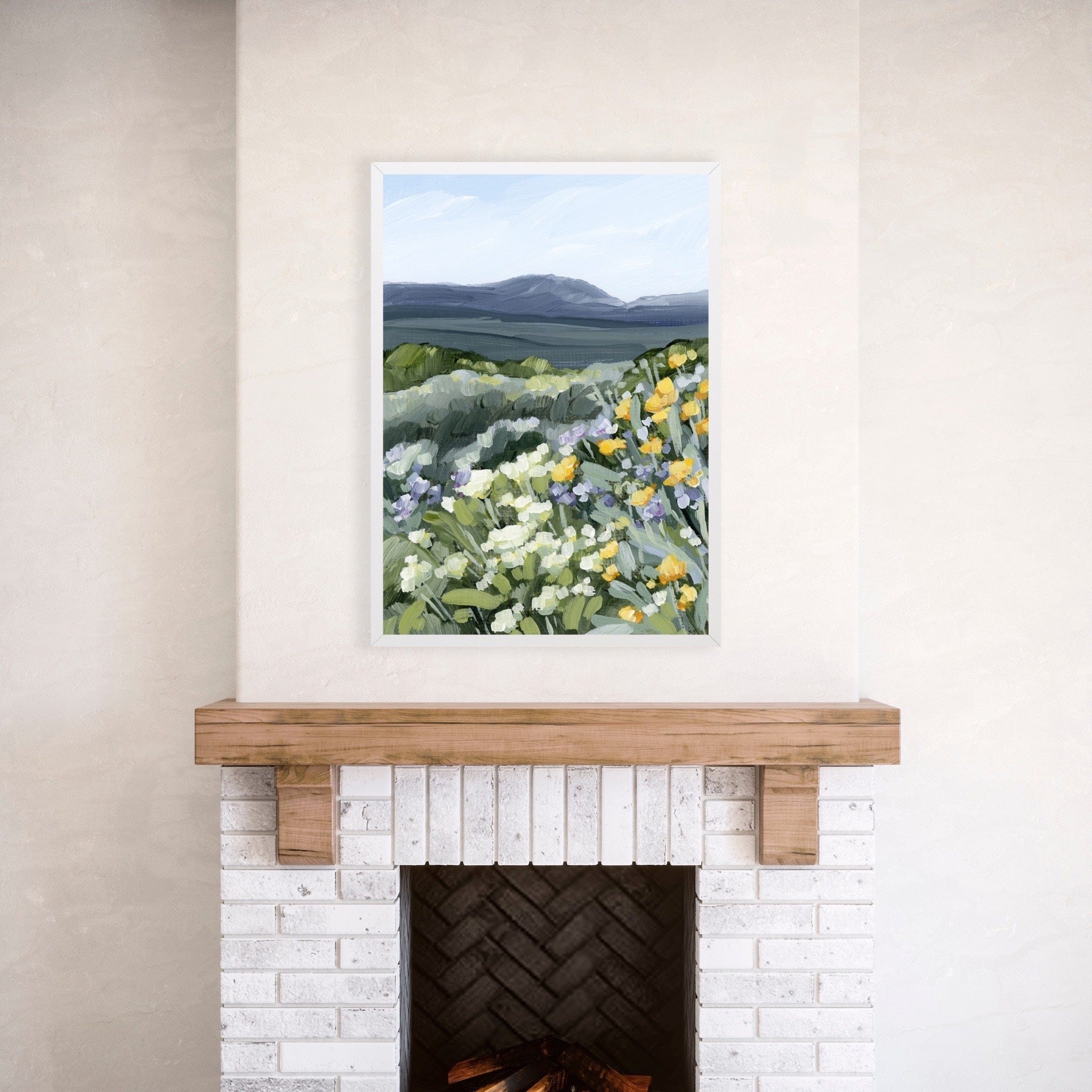 Katie Garrison Art Print "Buffalo Mountain" Art Print