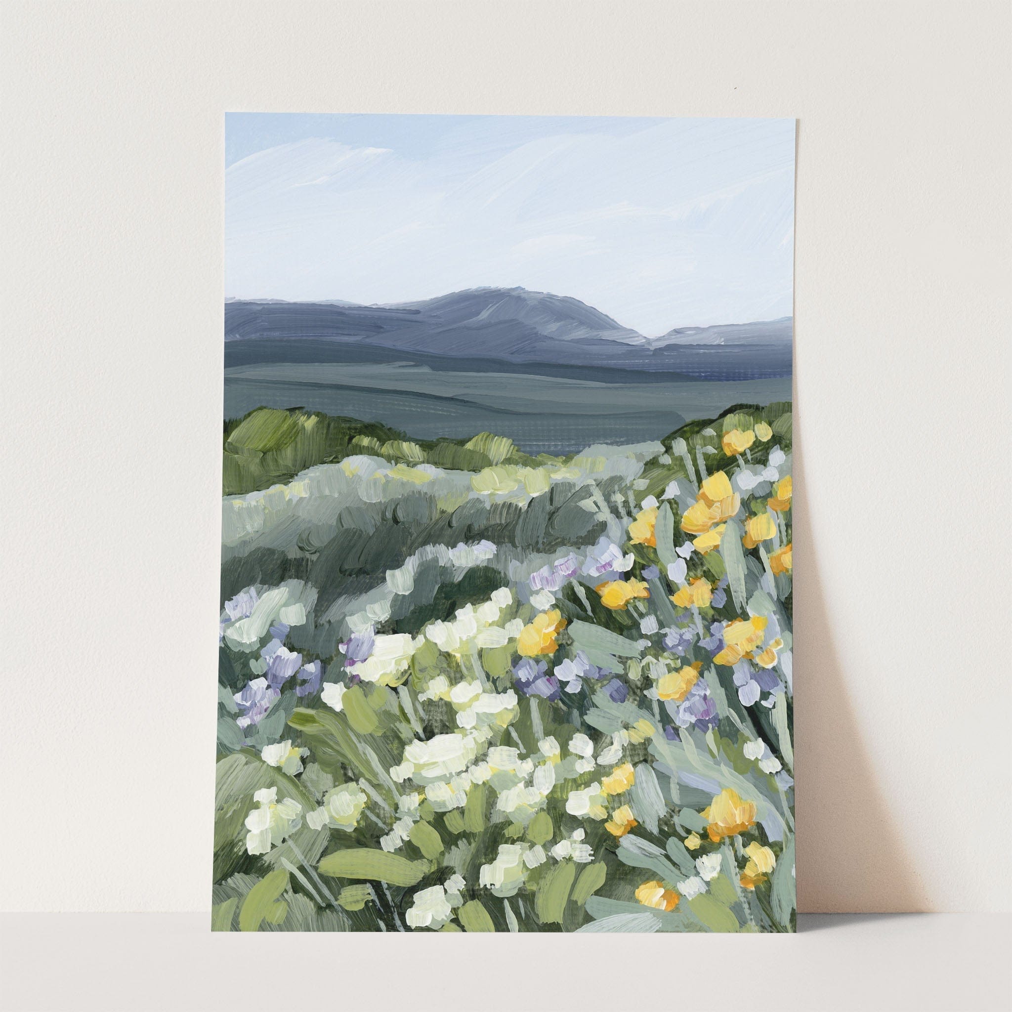 Katie Garrison Art Print Paper Print / 5x7 in / No Frame "Buffalo Mountain" Art Print