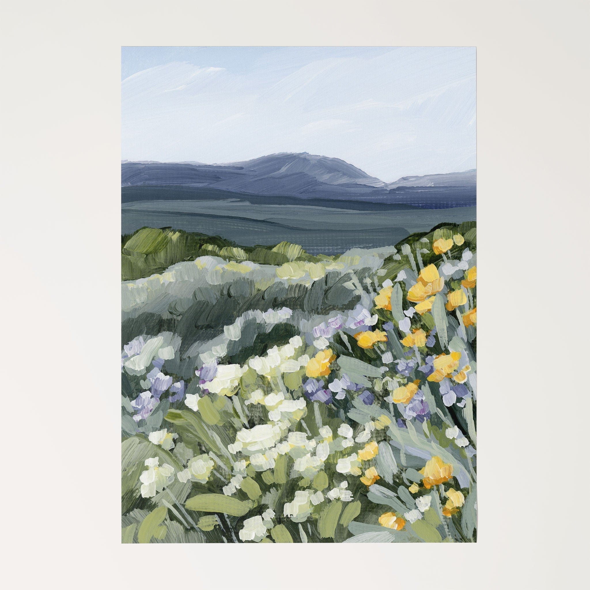 Katie Garrison Art Print Rolled Canvas / 8x10 in / No Frame "Buffalo Mountain" Art Print