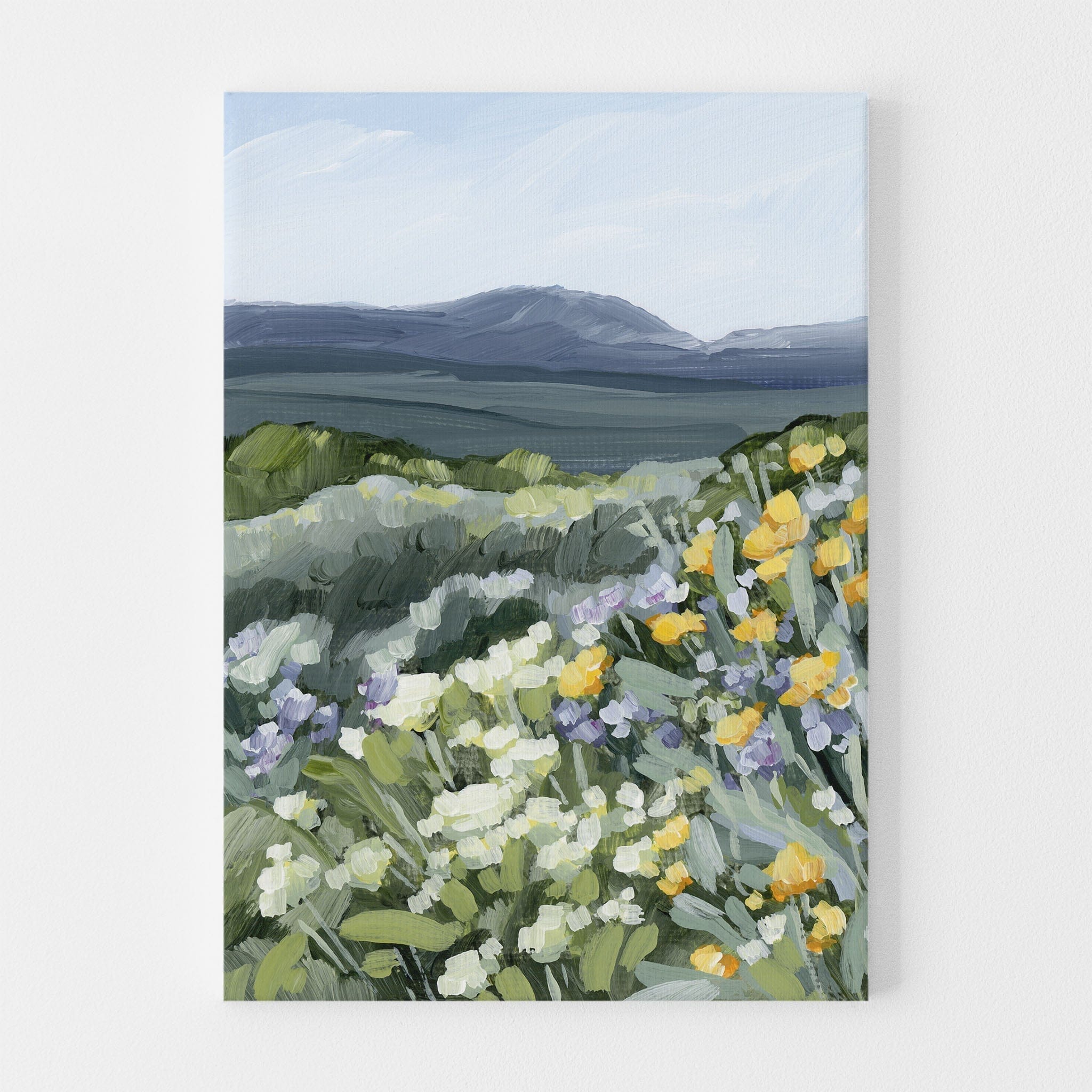 Katie Garrison Art Print Stretched Canvas / 8x10 in / No Frame "Buffalo Mountain" Art Print