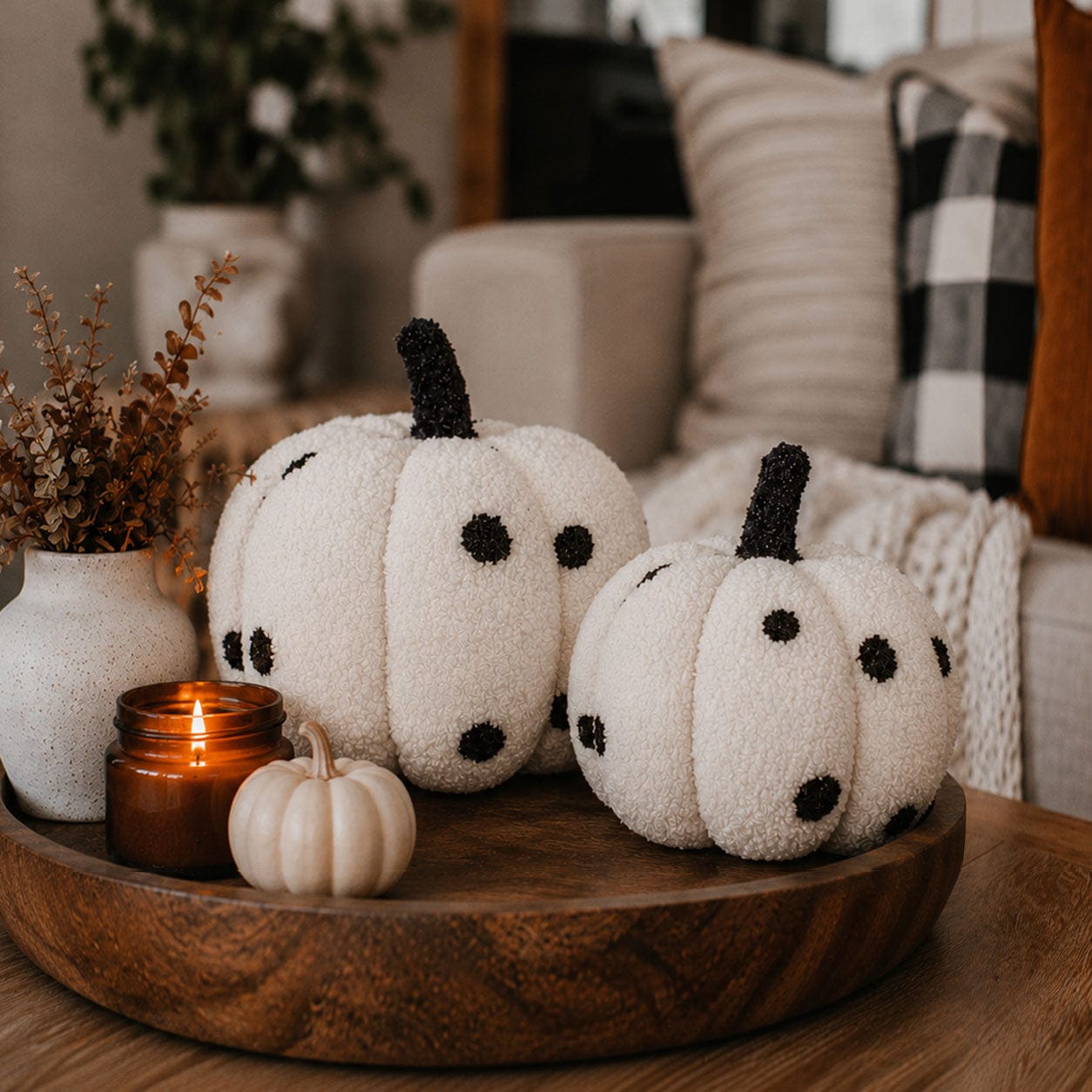 Gia Roma throw pillows Blair Pumpkin II