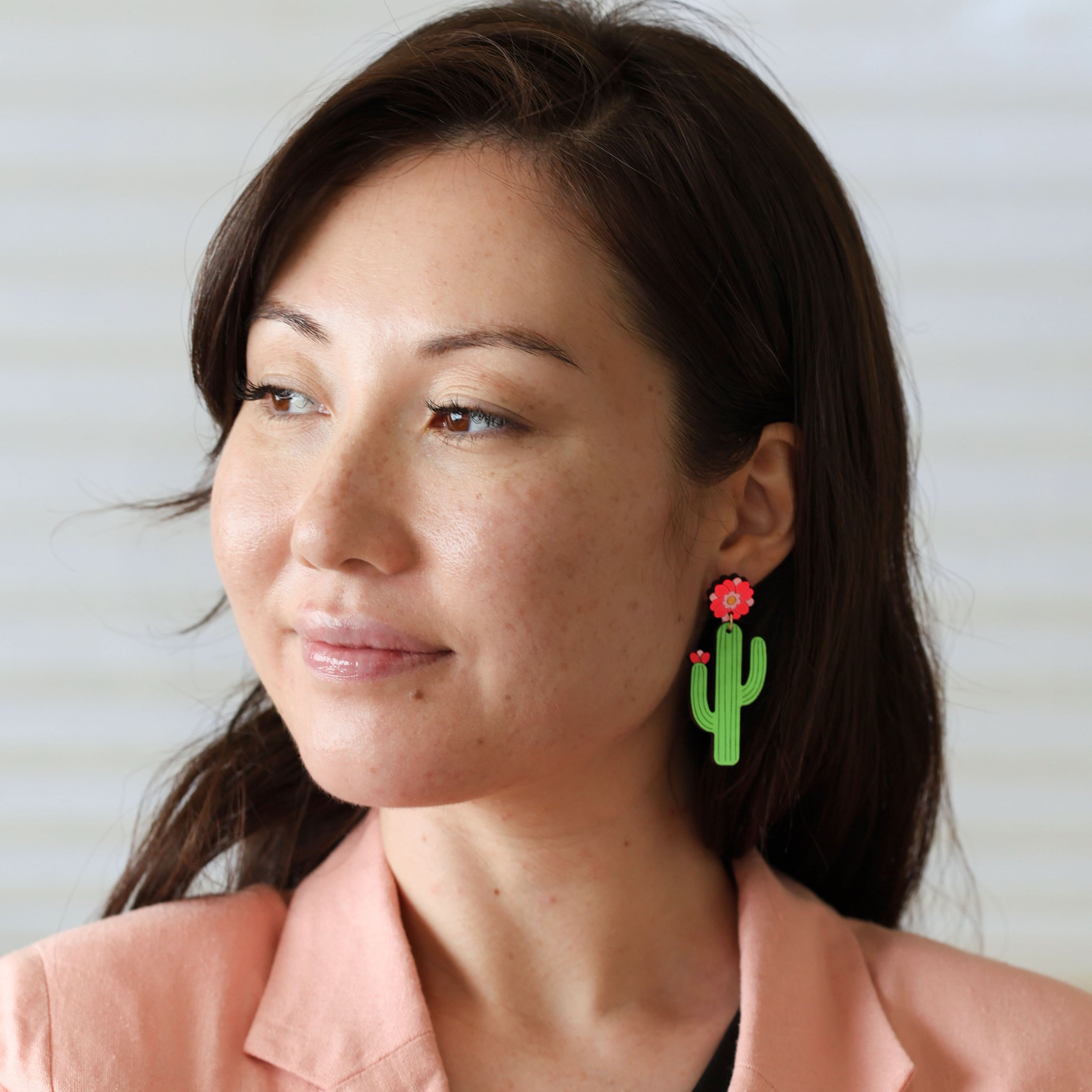 Saguaro Cactus Earrings - My American Goods