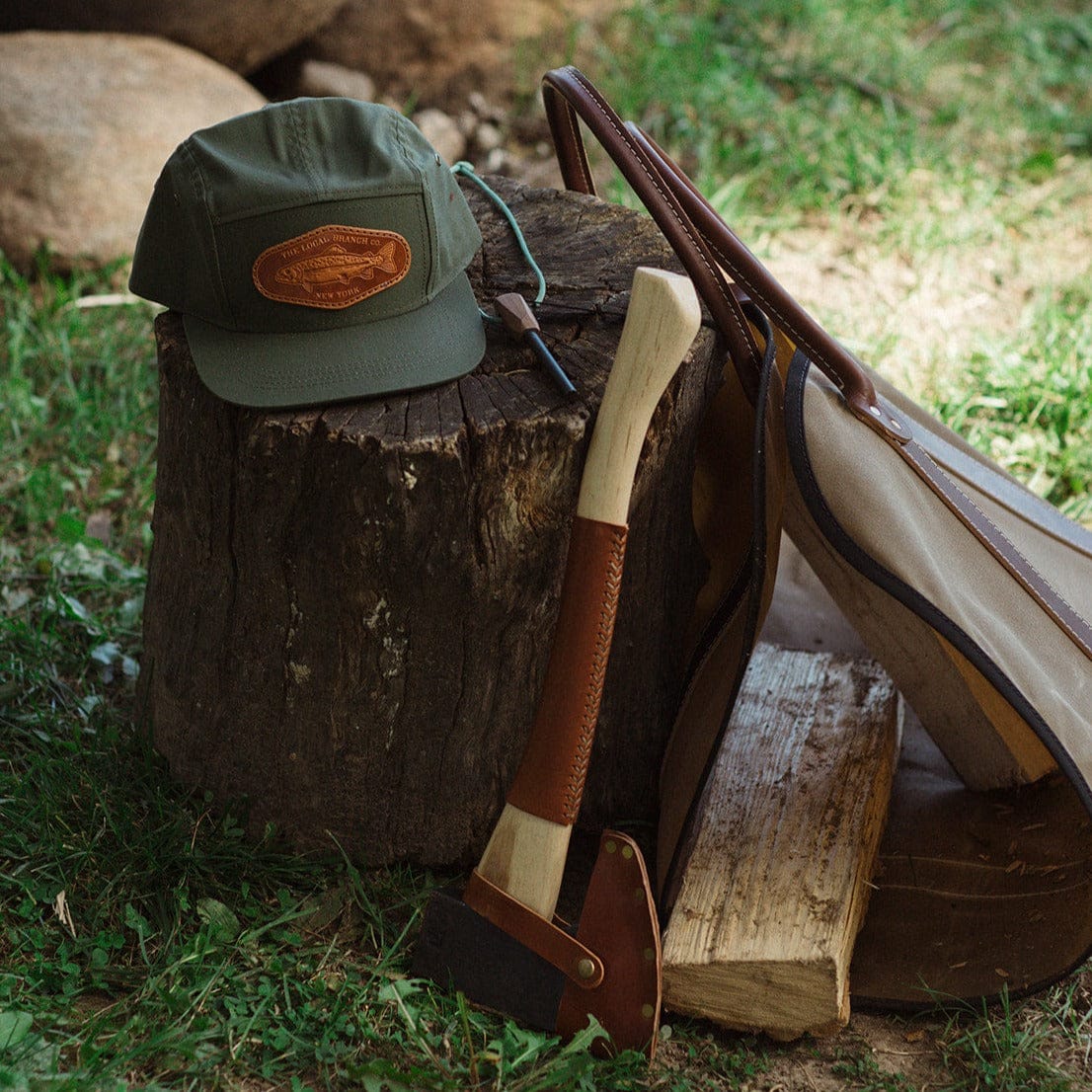 The Local Branch Hat Camp Hat - Trout - USA Made