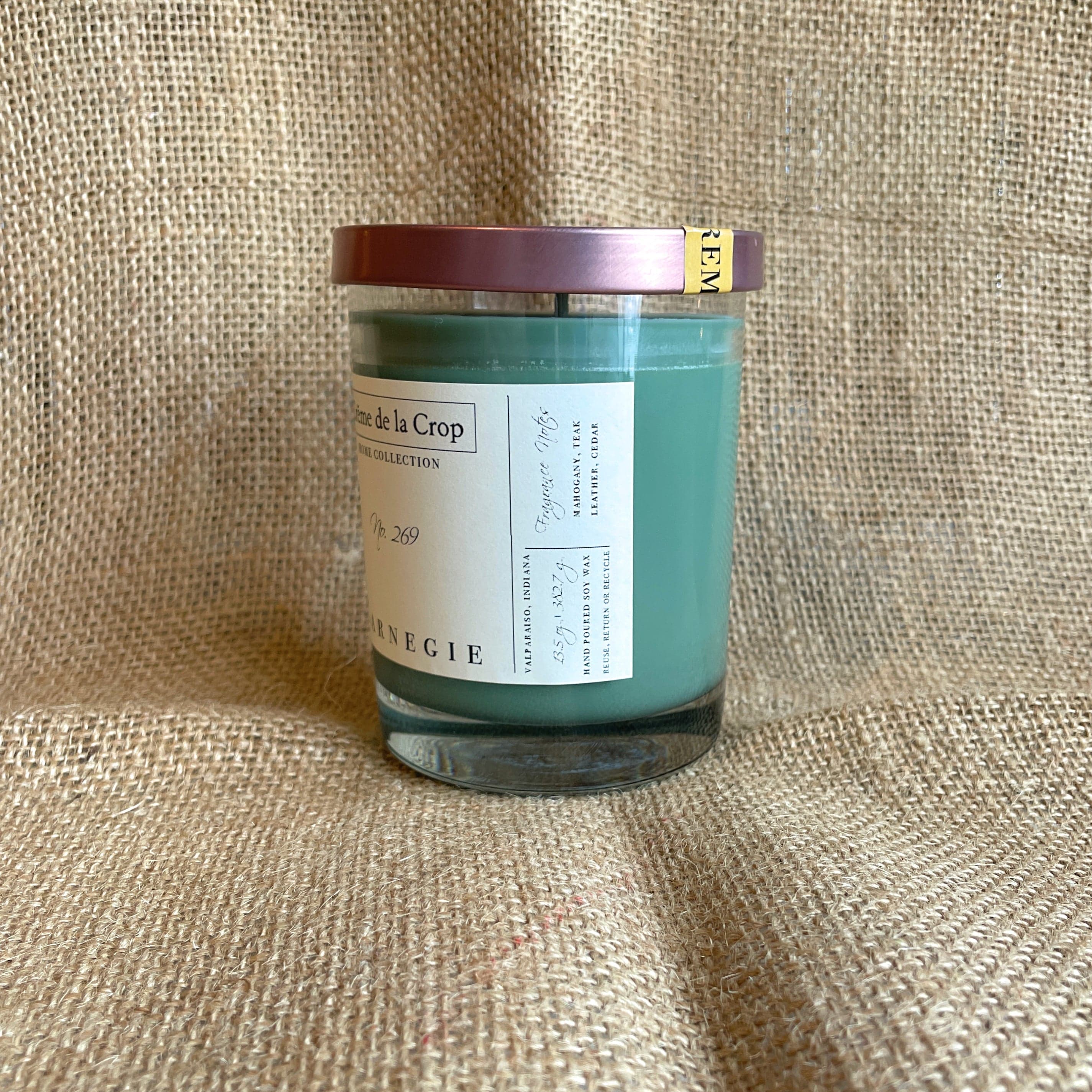 Creme de la Crop Soy Candle - Carnegie