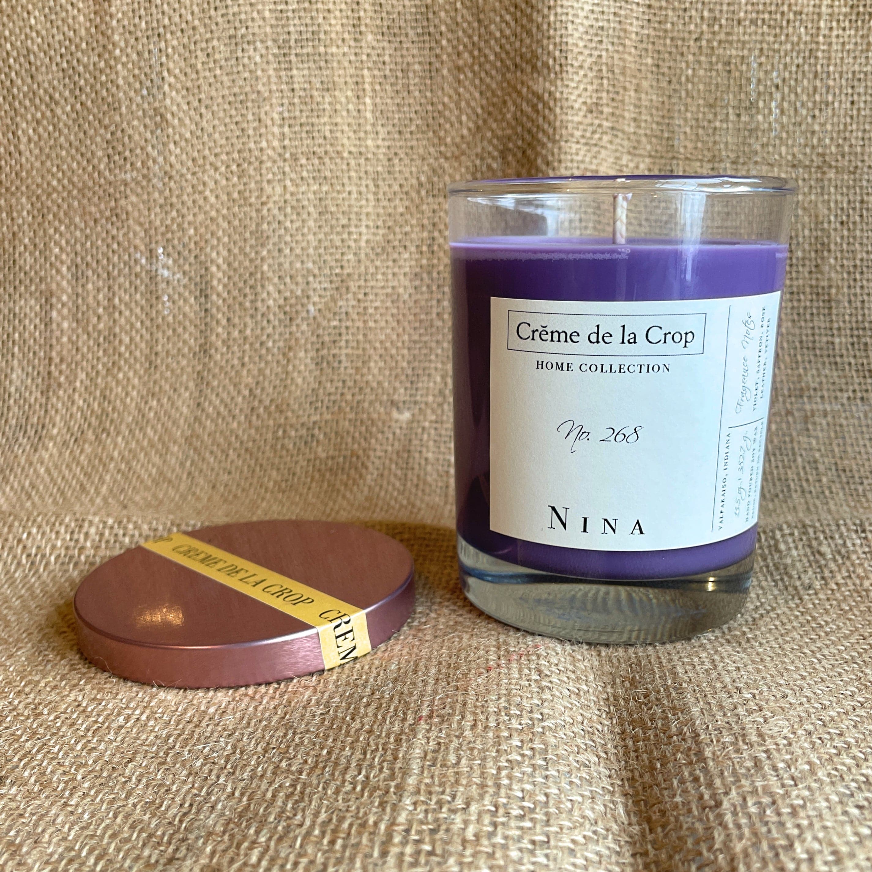 Creme de la Crop Without Lid Soy Candle - Nina