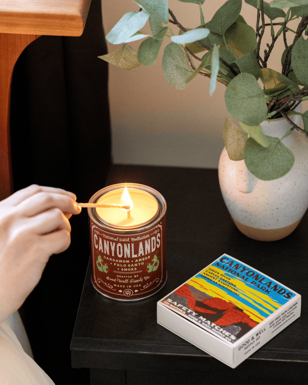 Good & Well Supply Co. Canyonlands Vintage National Park Cabin Matches