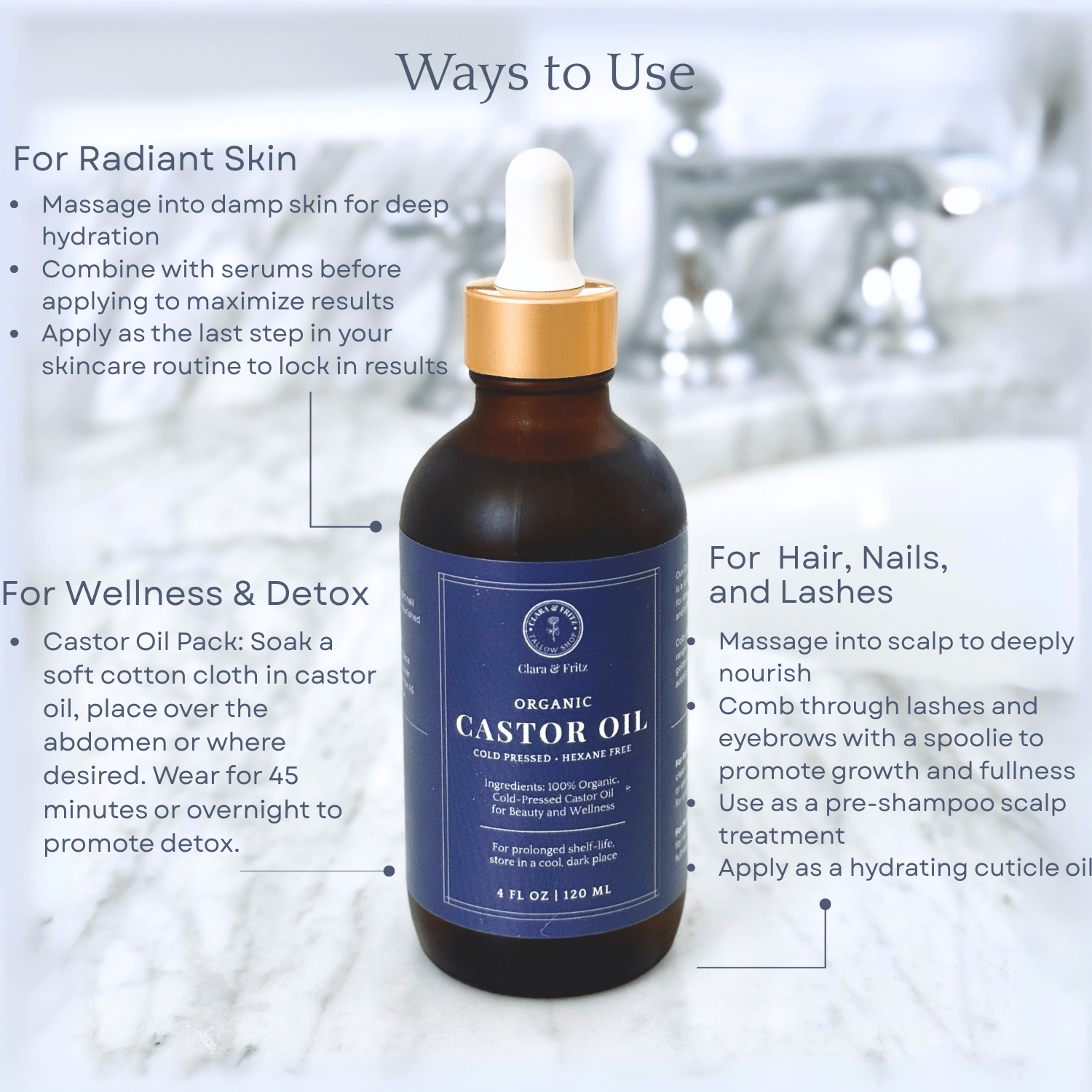 Organic Castor Oil - My American Goods